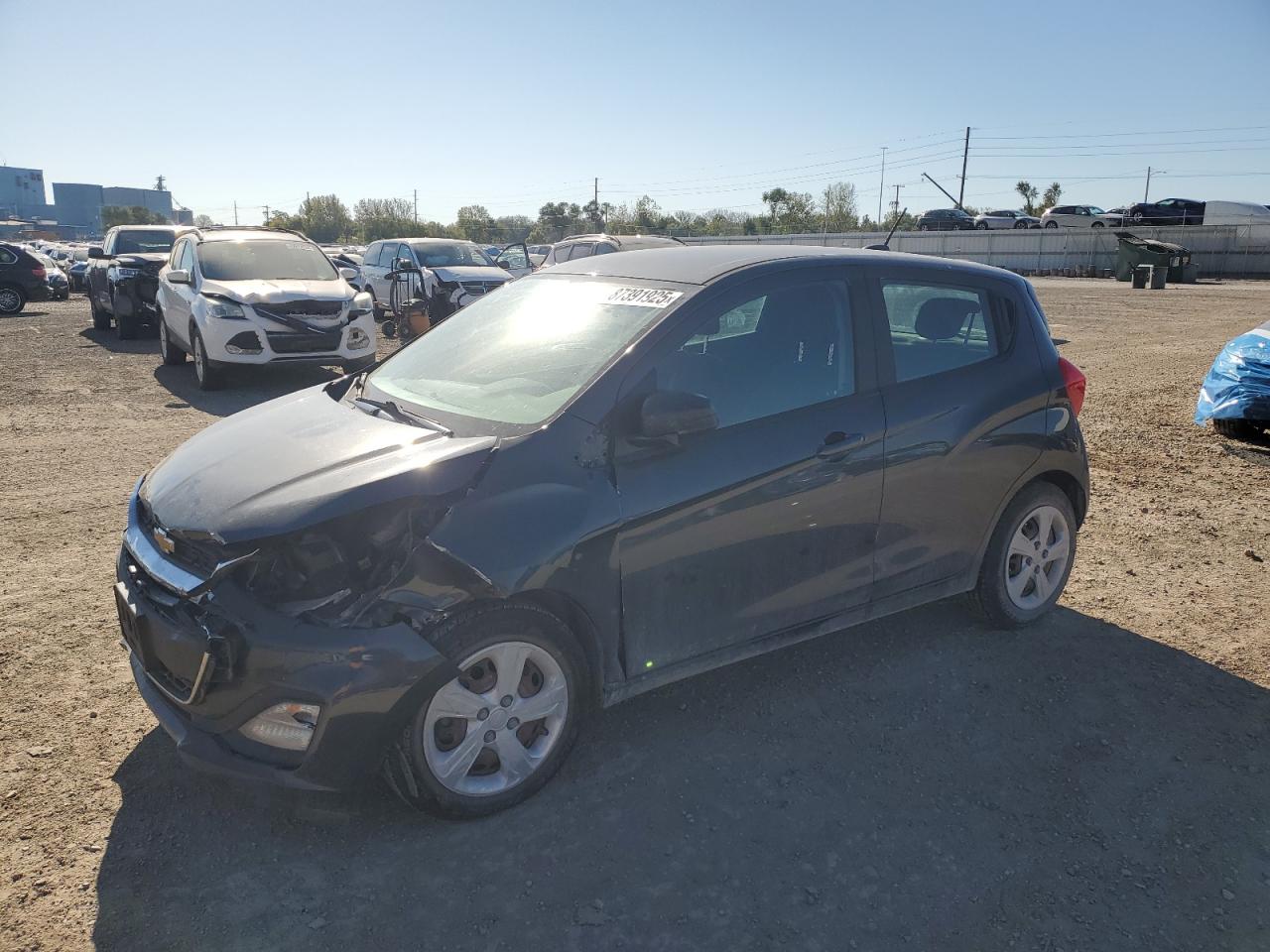 2021 Chevrolet Spark Ls Gray vin: KL8CB6SA4MC710564
