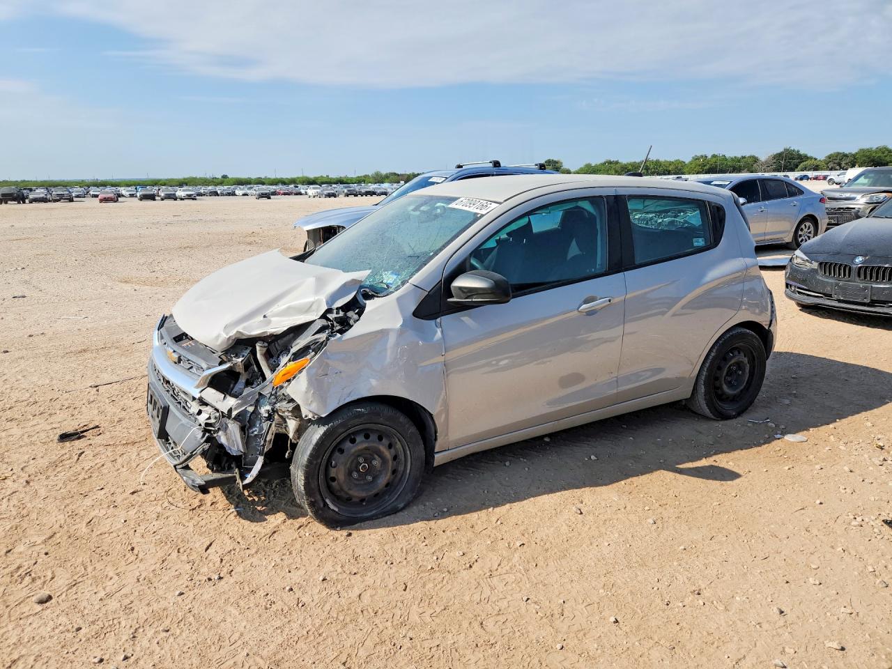 2021 Chevrolet Spark Ls White vin: KL8CB6SA4MC716185