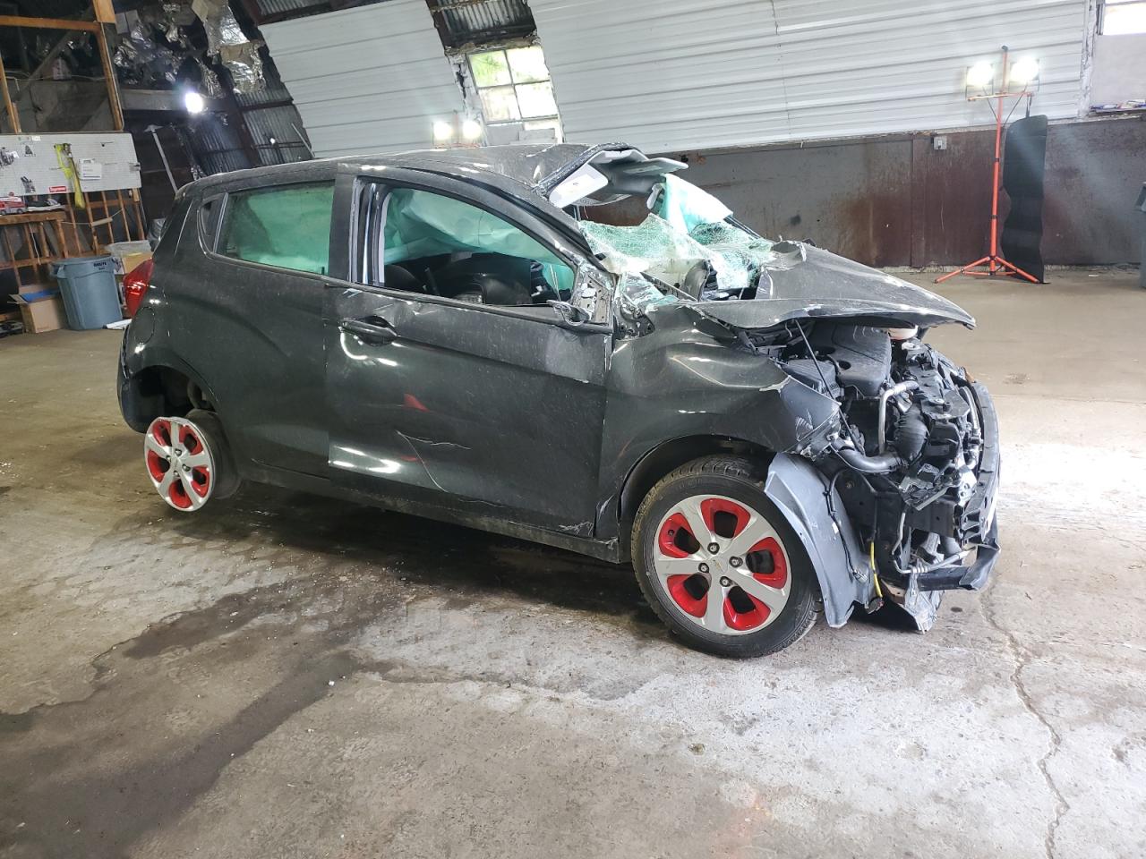 2021 Chevrolet Spark Ls Charcoal vin: KL8CB6SA6MC729391