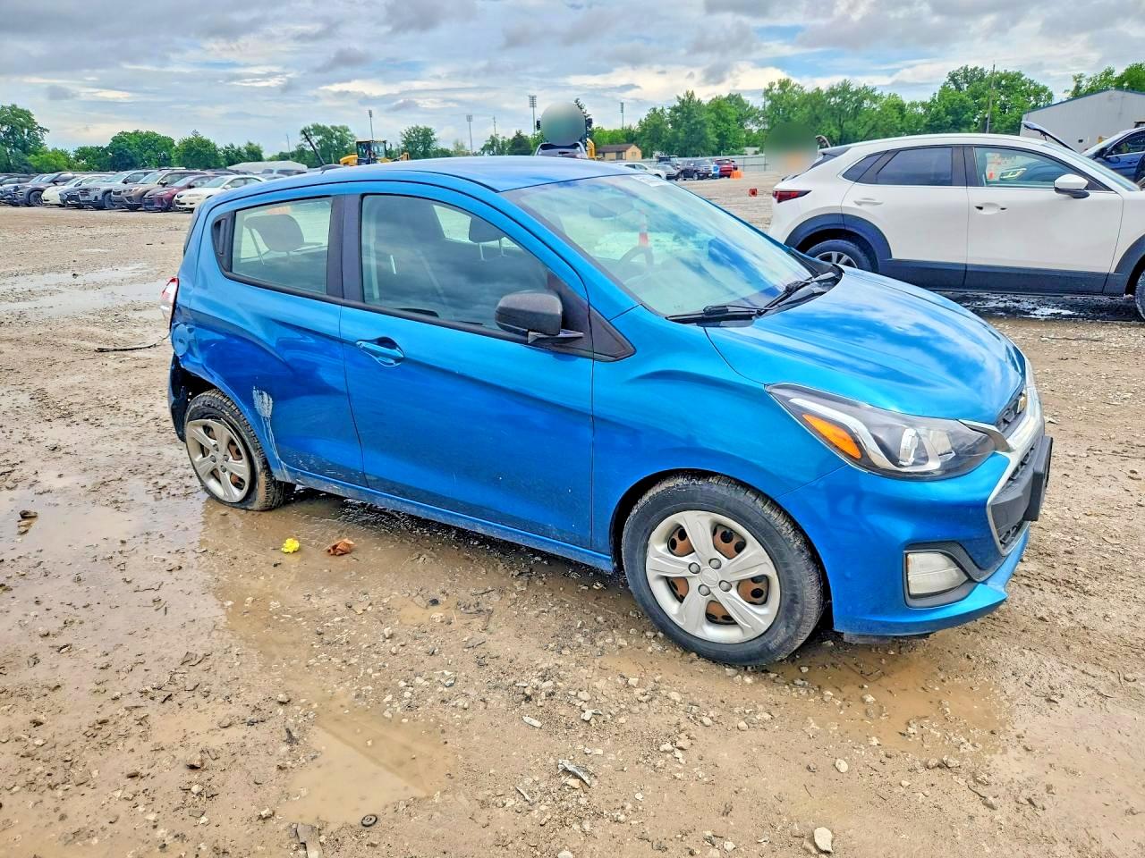 2019 Chevrolet Spark Ls Blue vin: KL8CB6SA7KC721765
