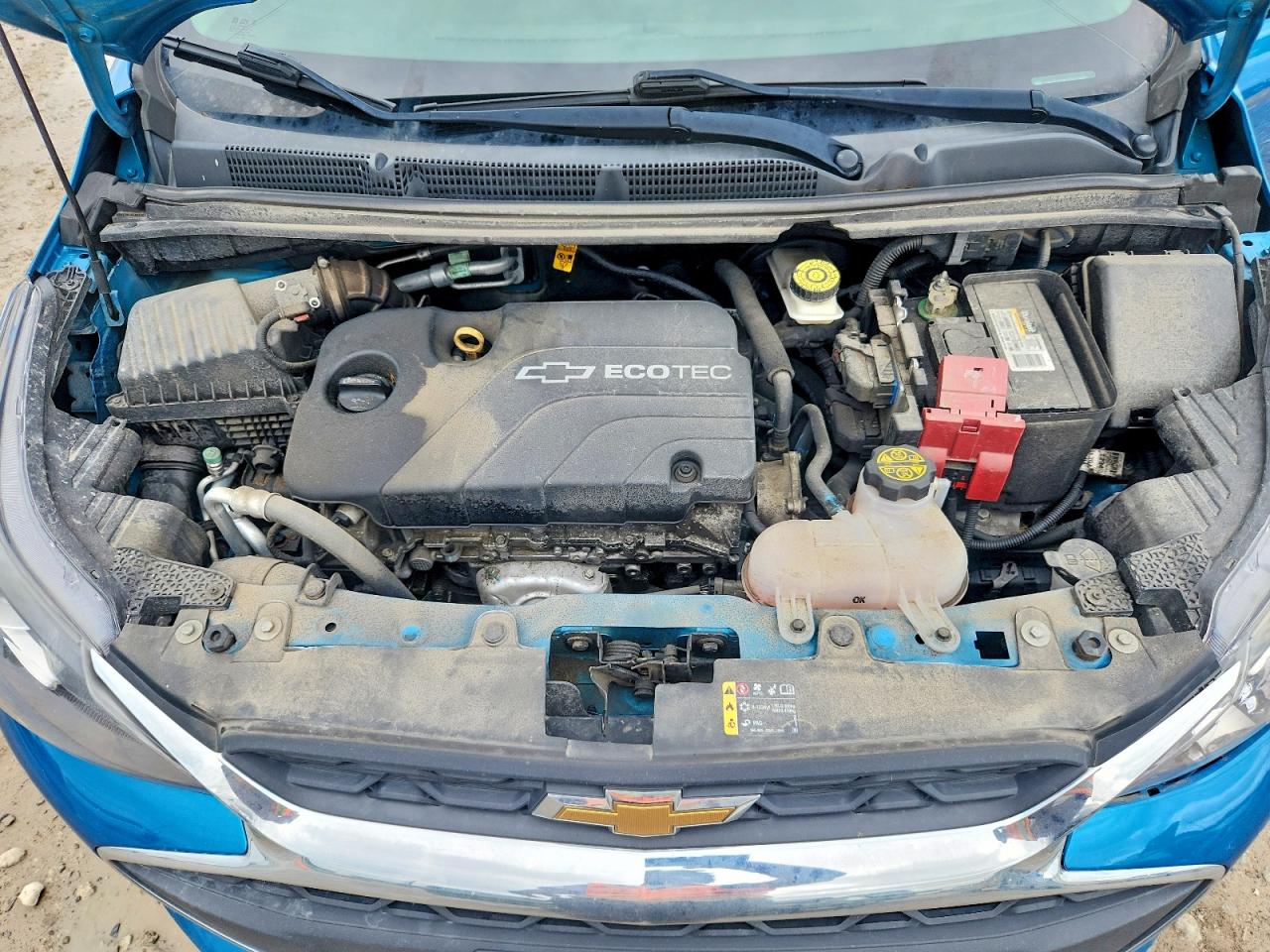 2019 Chevrolet Spark Ls Blue vin: KL8CB6SA7KC721765