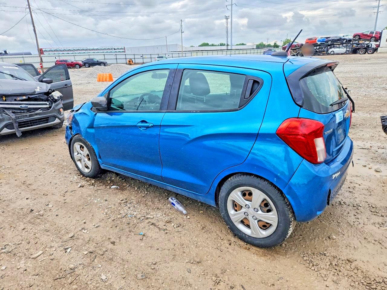 2019 Chevrolet Spark Ls Blue vin: KL8CB6SA7KC721765
