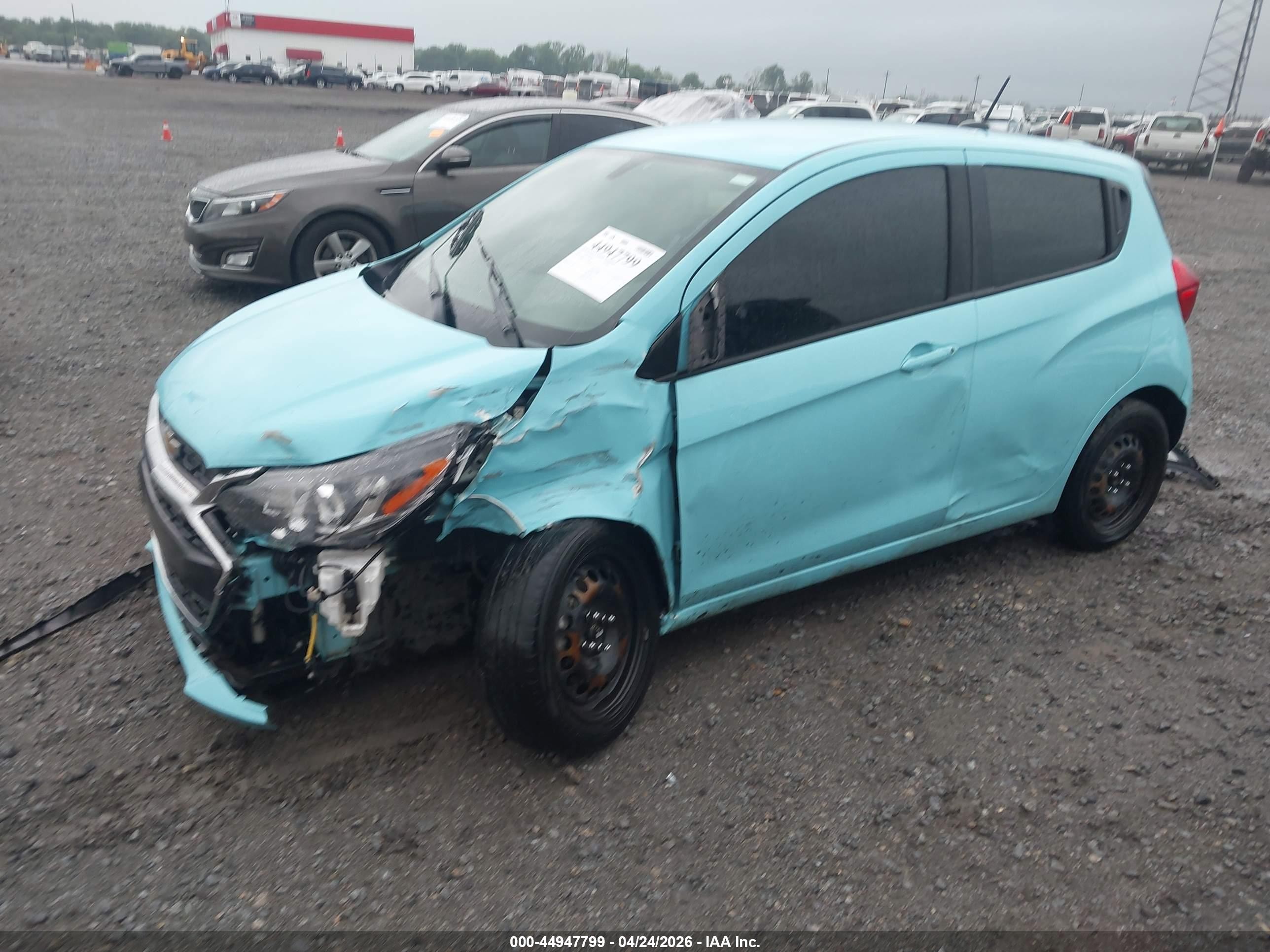 2021 Chevrolet Spark Fwd Ls Automatic Light Blue vin: KL8CB6SA7MC738438