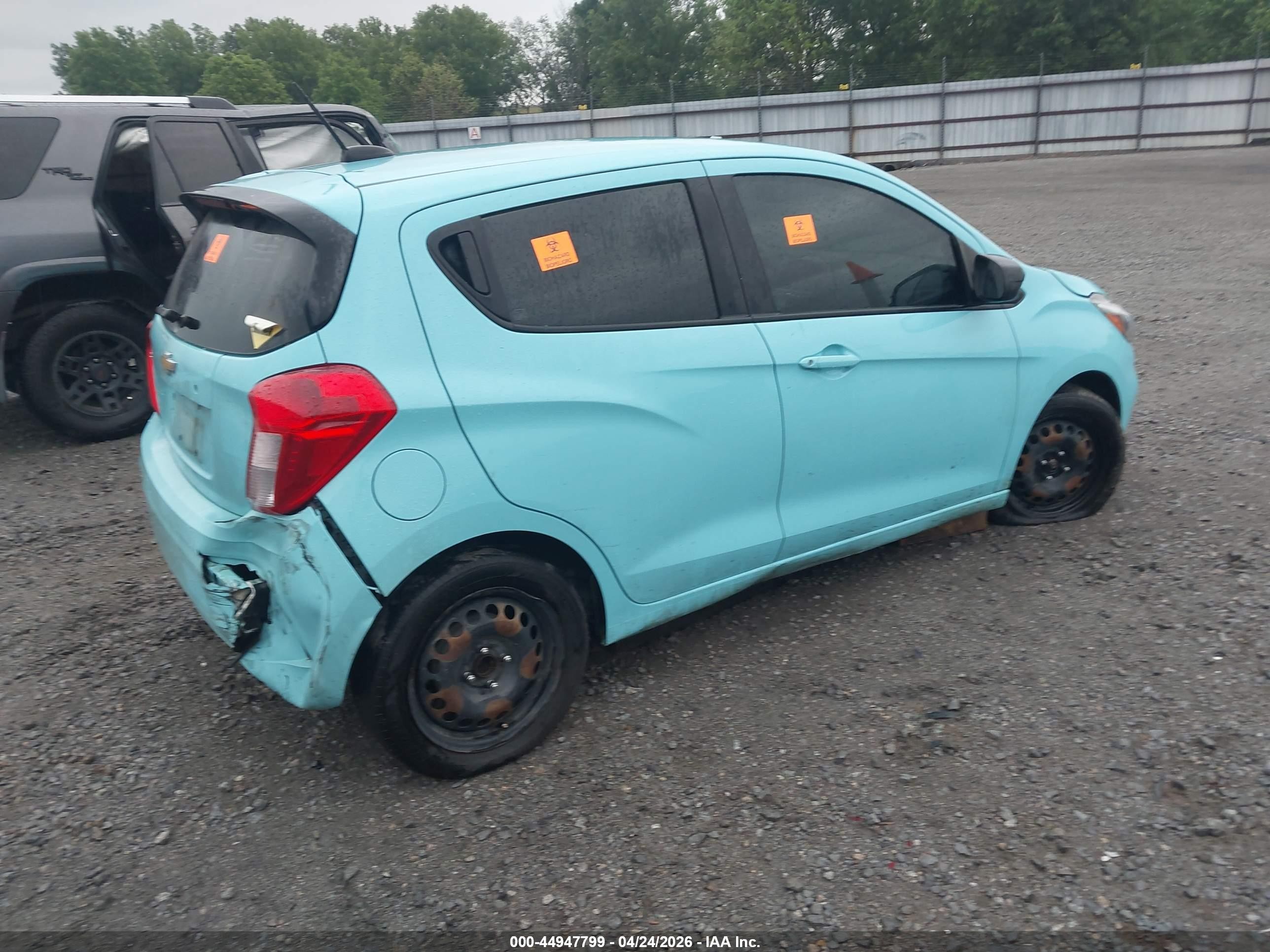 2021 Chevrolet Spark Fwd Ls Automatic Light Blue vin: KL8CB6SA7MC738438