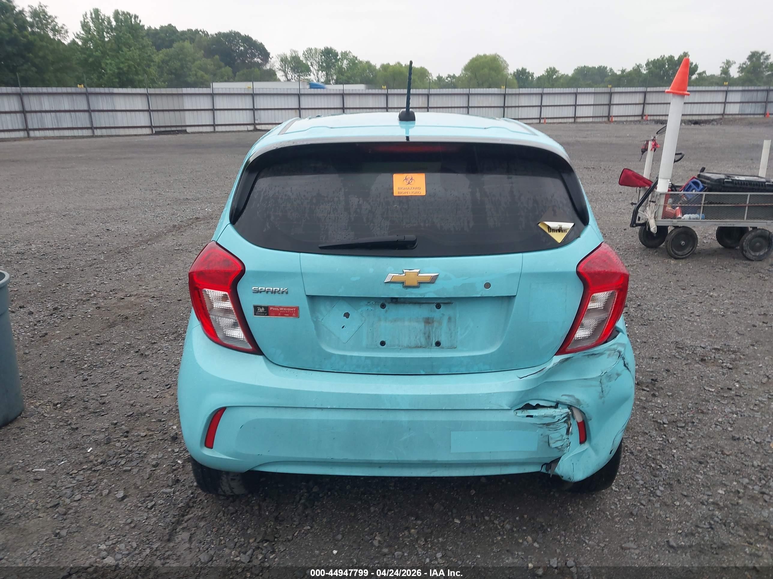 2021 Chevrolet Spark Fwd Ls Automatic Light Blue vin: KL8CB6SA7MC738438