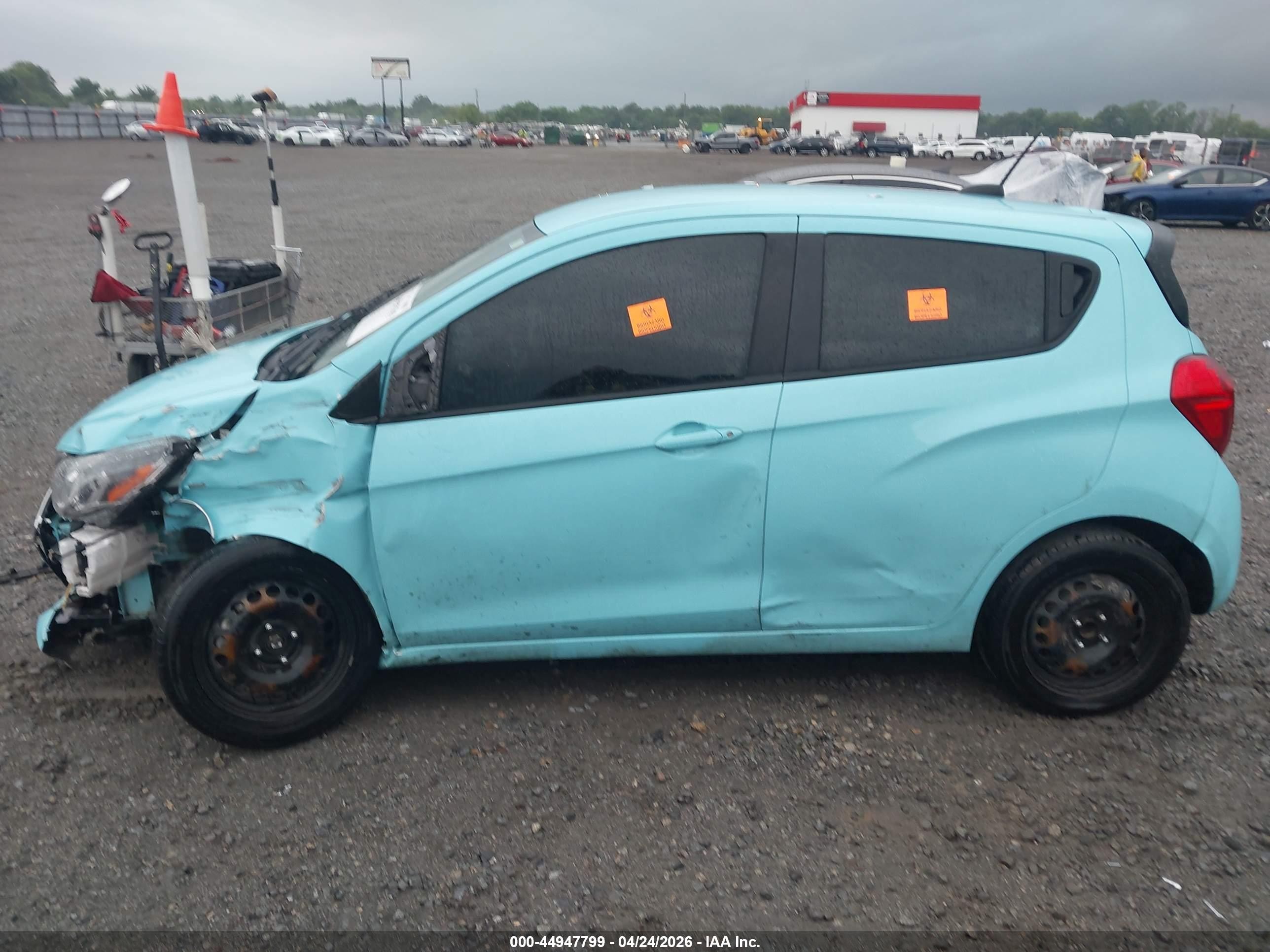 2021 Chevrolet Spark Fwd Ls Automatic Light Blue vin: KL8CB6SA7MC738438