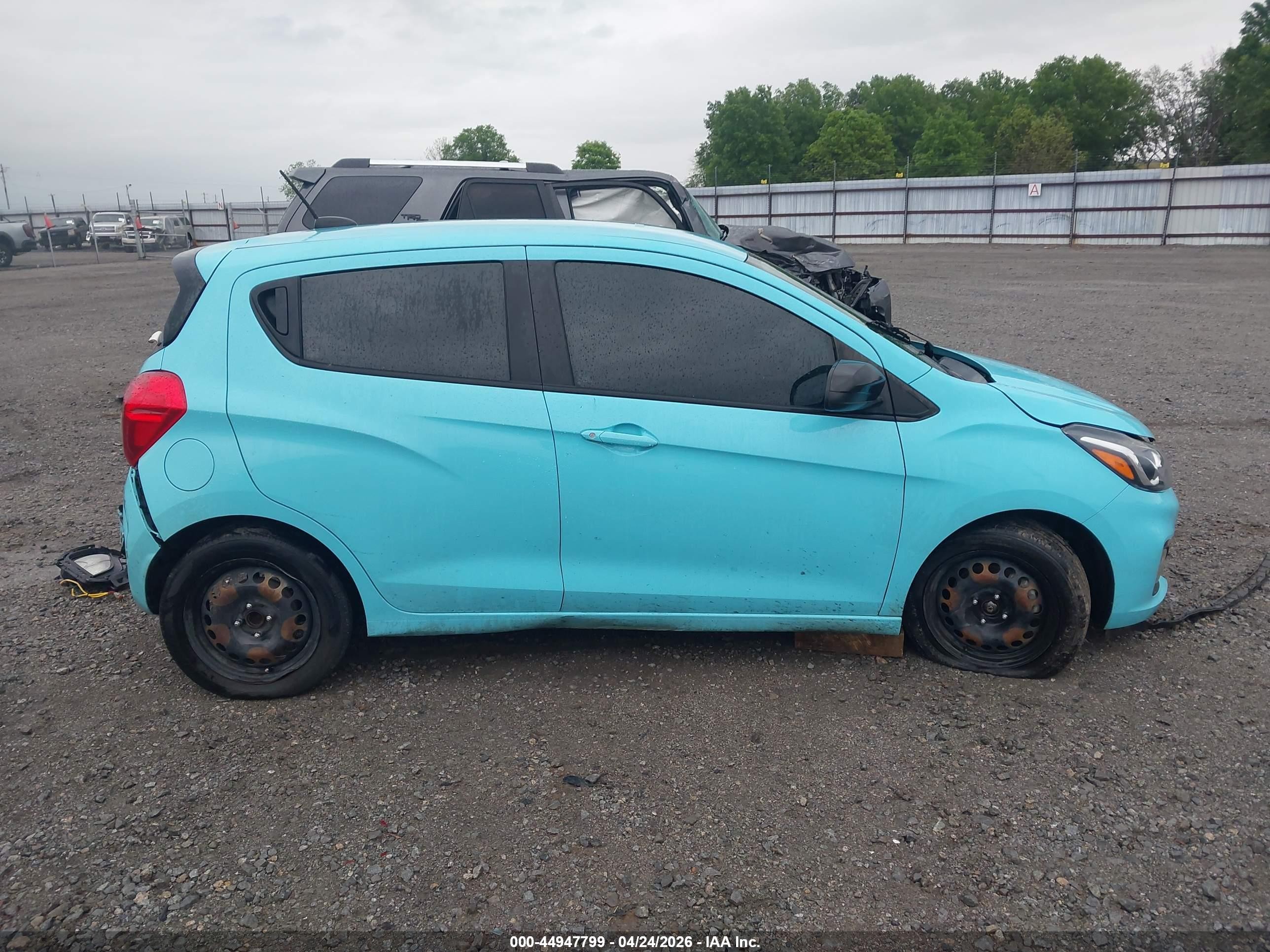 2021 Chevrolet Spark Fwd Ls Automatic Light Blue vin: KL8CB6SA7MC738438