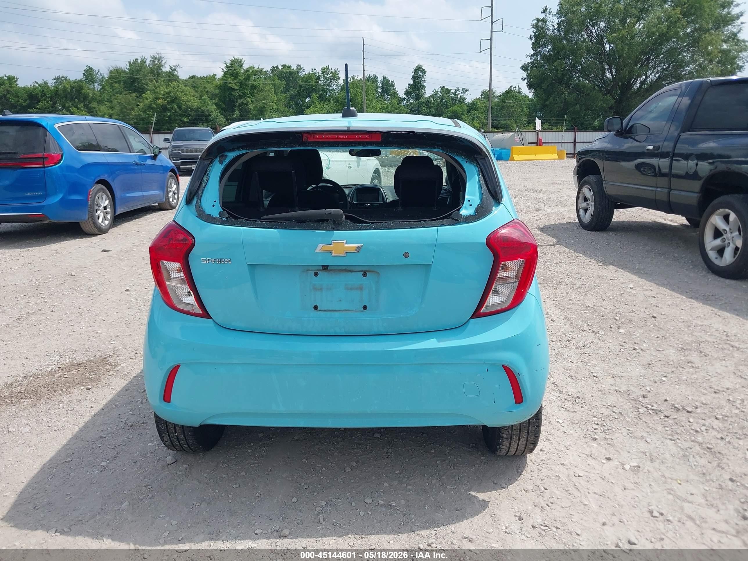 2022 Chevrolet Spark Fwd Ls Automatic Blue vin: KL8CB6SA7NC021118