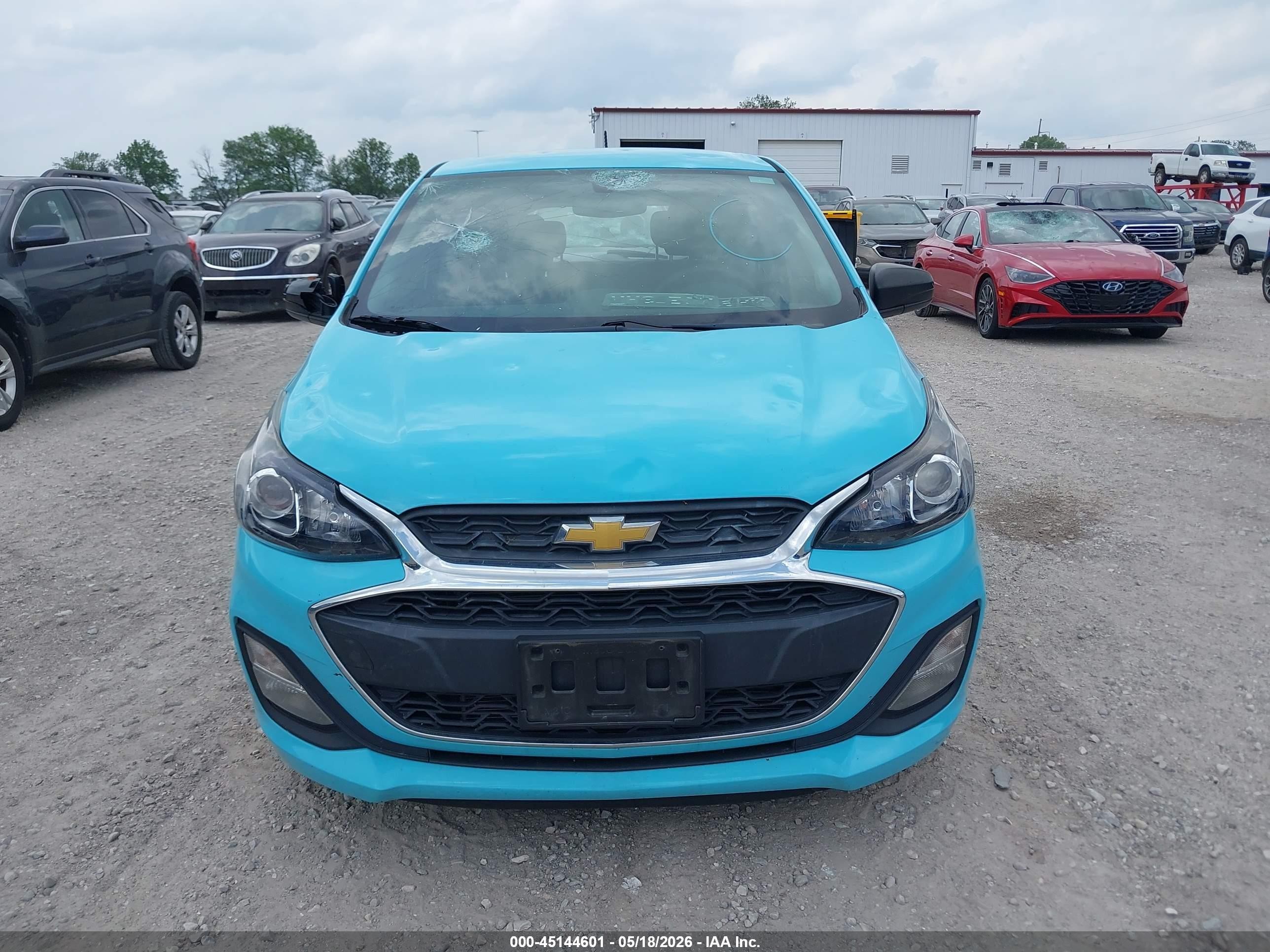 2022 Chevrolet Spark Fwd Ls Automatic Blue vin: KL8CB6SA7NC021118