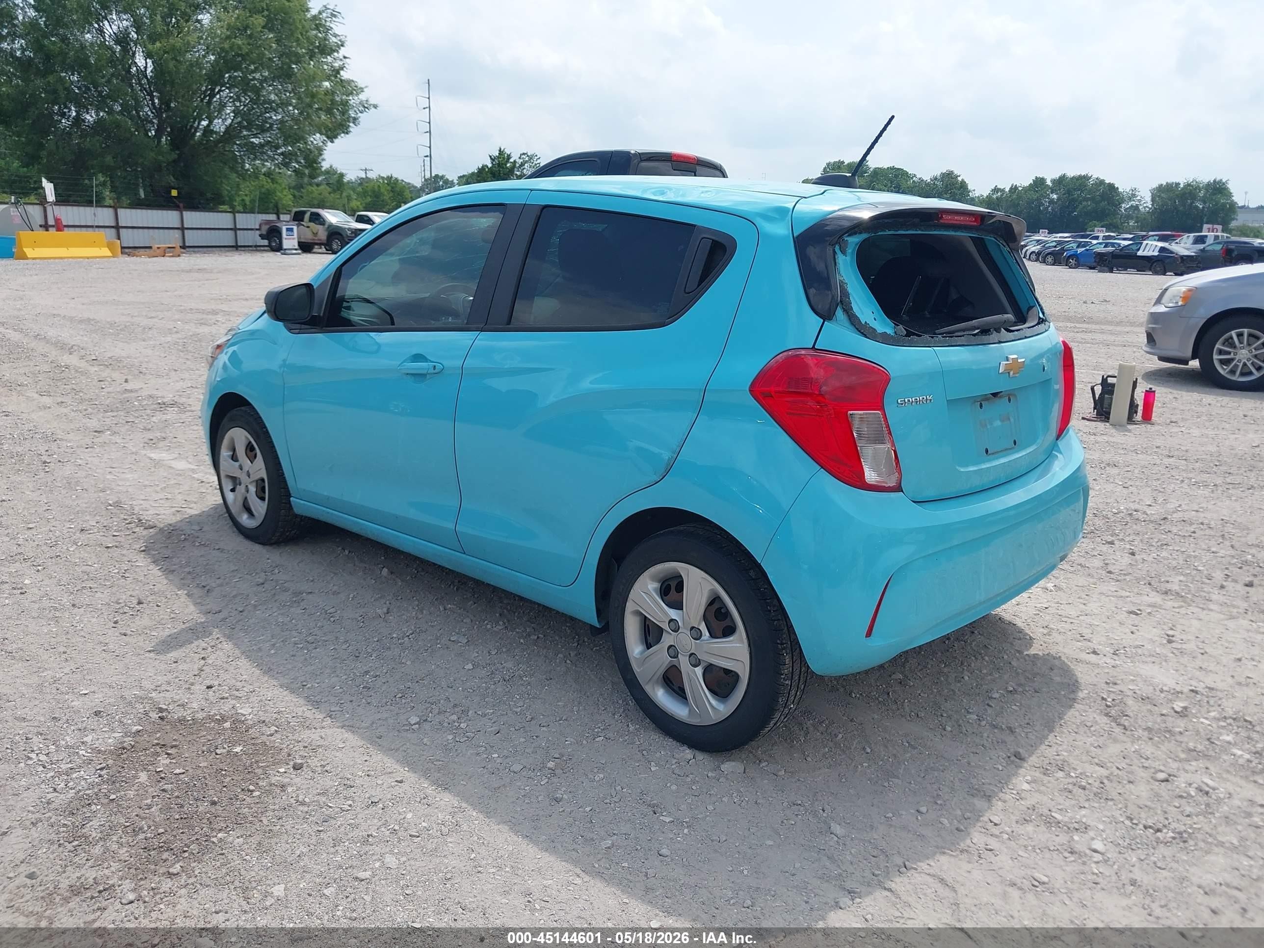 2022 Chevrolet Spark Fwd Ls Automatic Blue vin: KL8CB6SA7NC021118