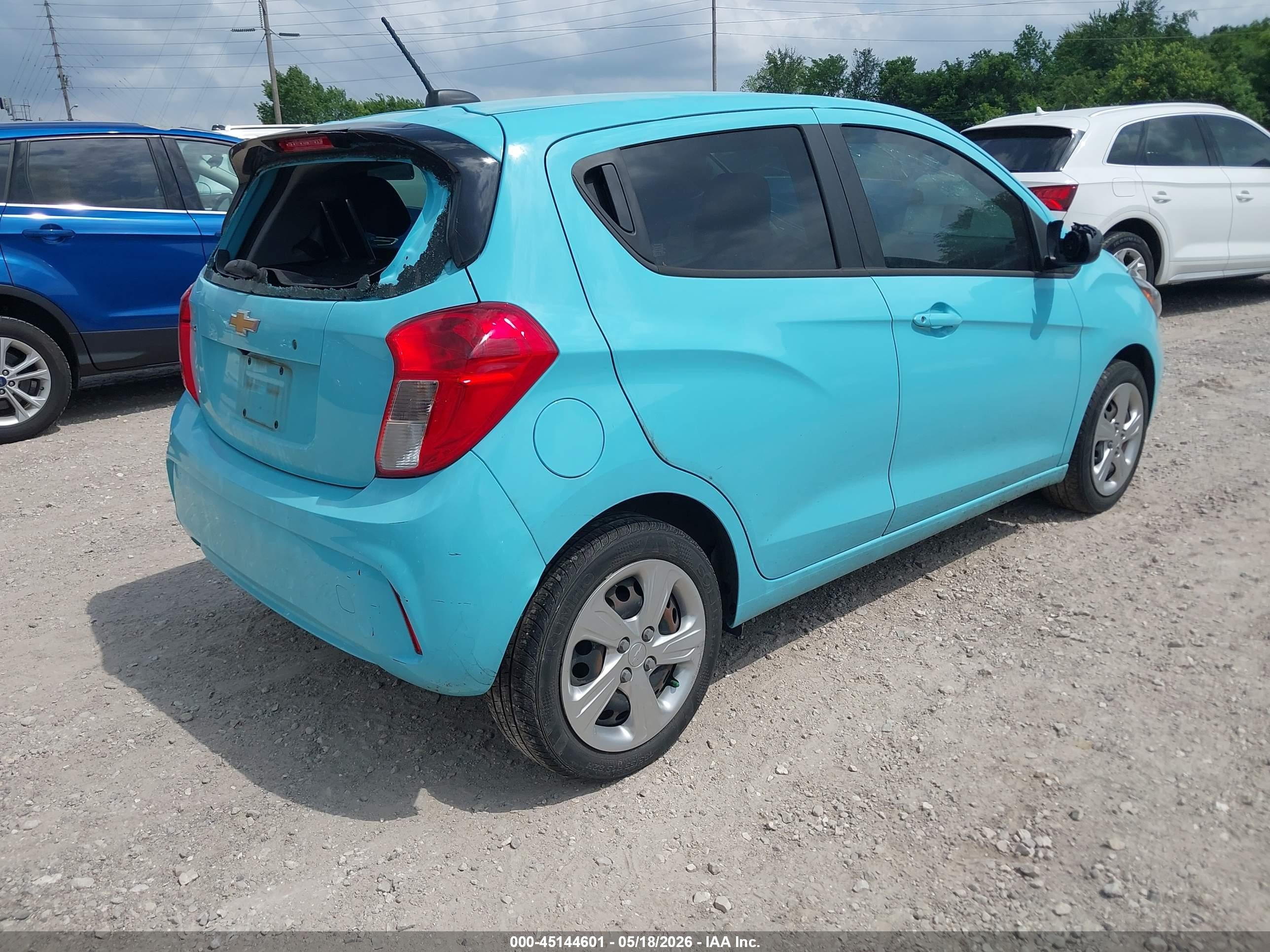 2022 Chevrolet Spark Fwd Ls Automatic Blue vin: KL8CB6SA7NC021118