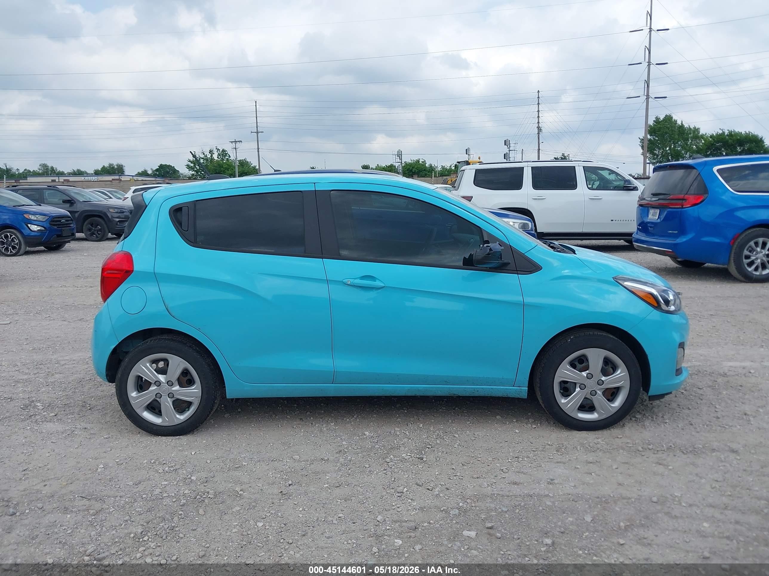 2022 Chevrolet Spark Fwd Ls Automatic Blue vin: KL8CB6SA7NC021118