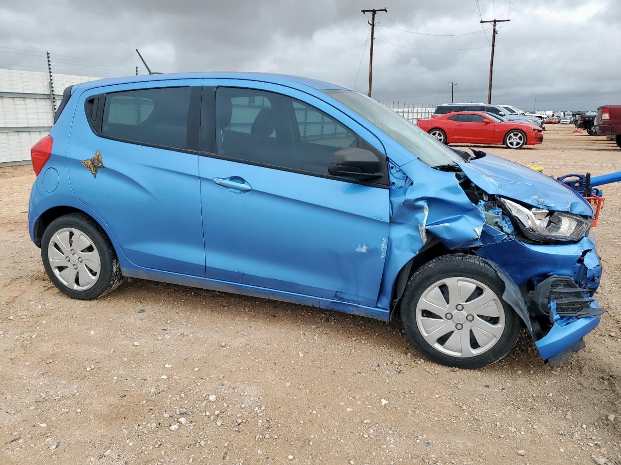 2018 Chevrolet Spark Ls Синий vin: KL8CB6SA8JC480099