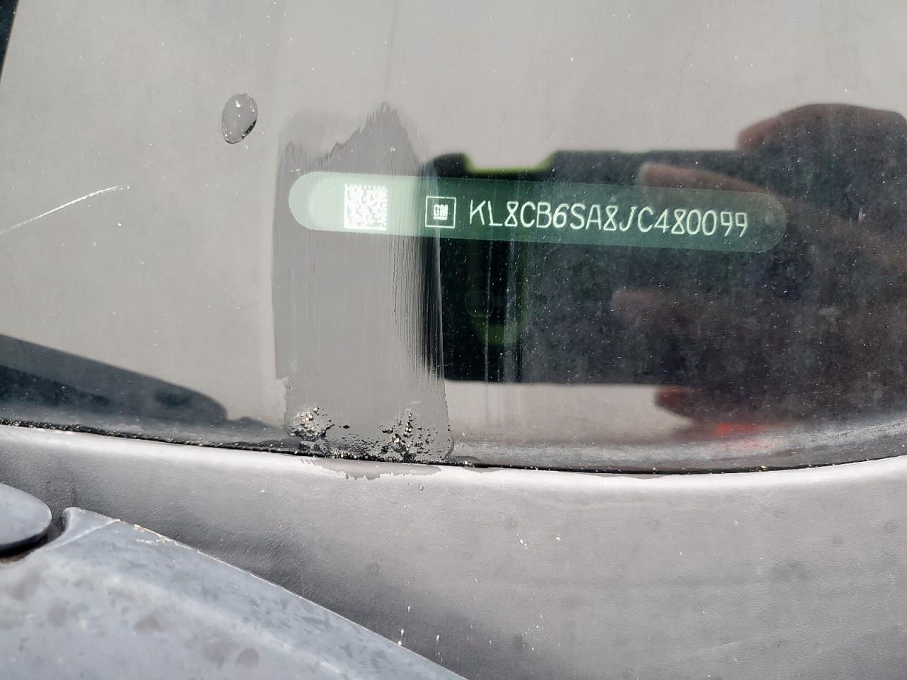 2018 Chevrolet Spark Ls Синий vin: KL8CB6SA8JC480099