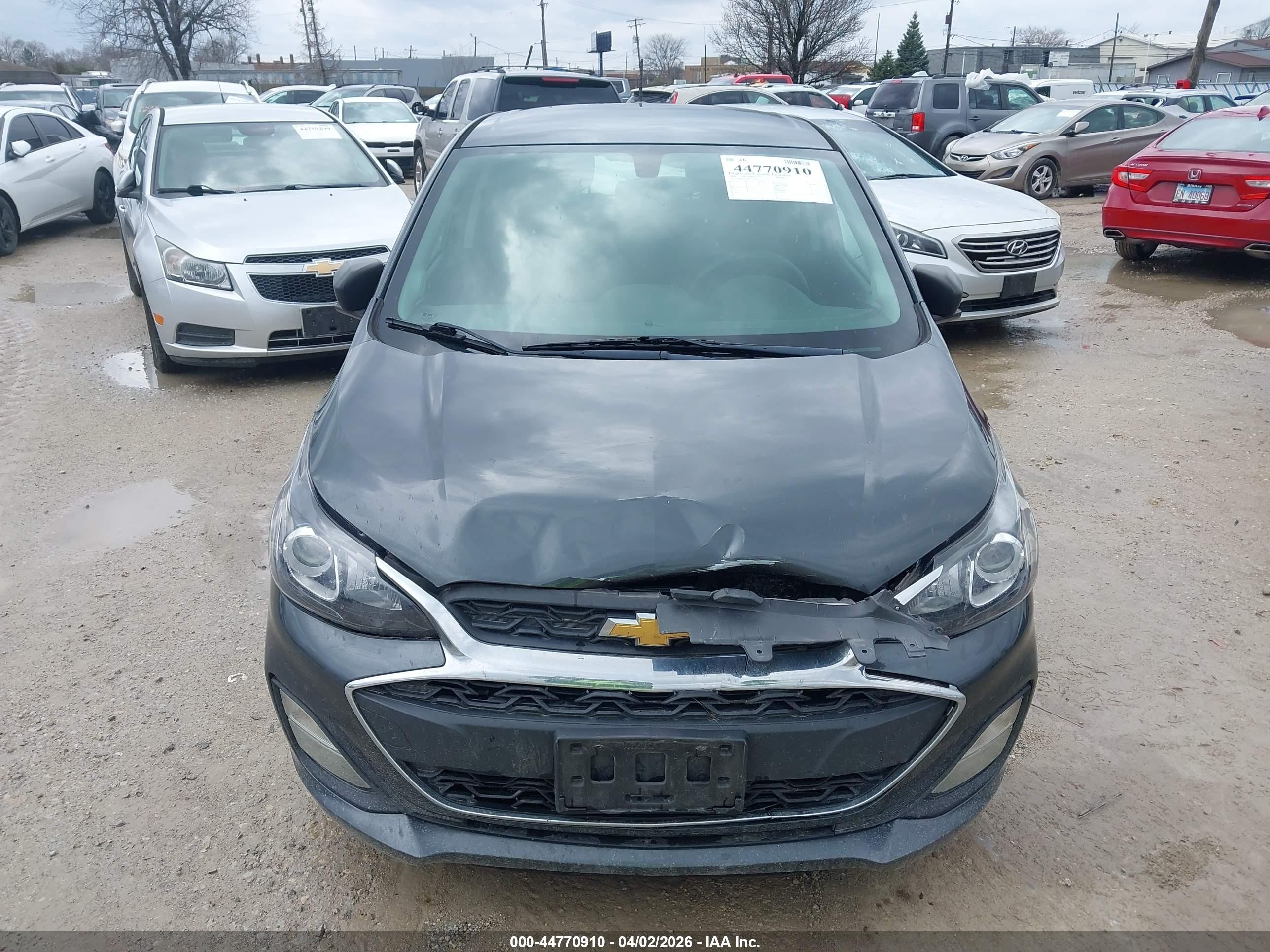 2019 Chevrolet Spark Ls Cvt Gray vin: KL8CB6SA8KC713156
