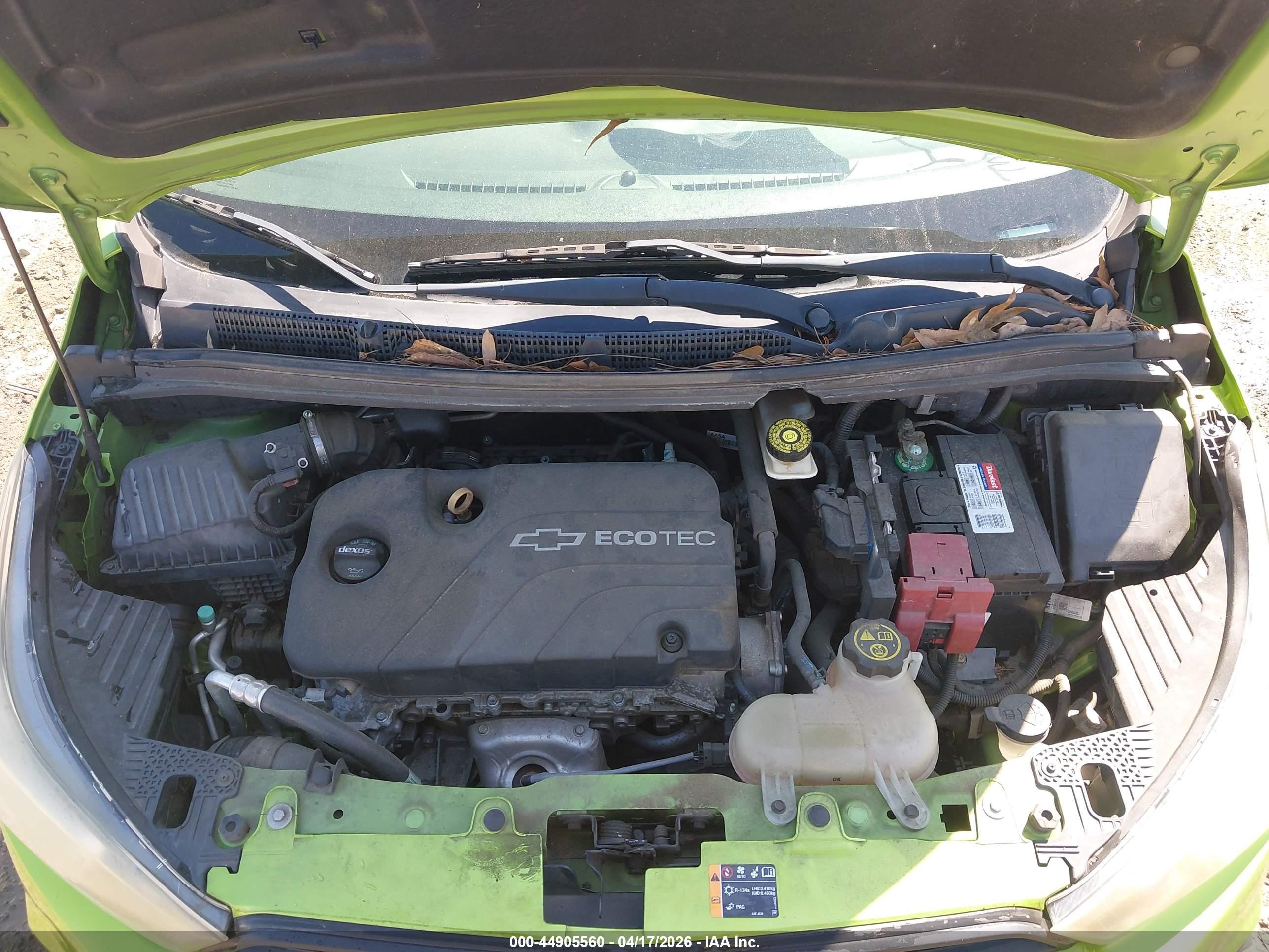 2016 Chevrolet Spark Ls Green vin: KL8CB6SA9GC591320