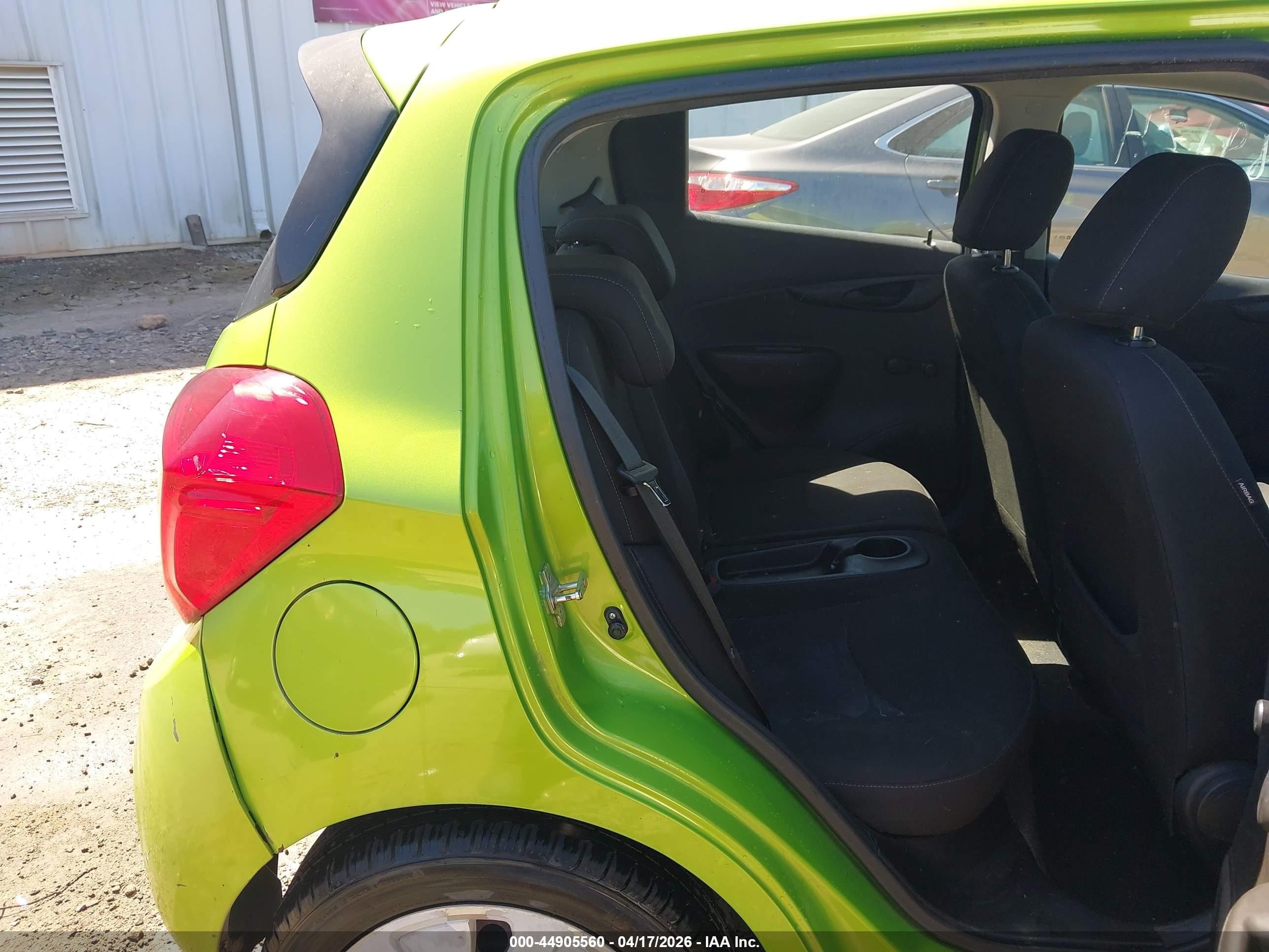 2016 Chevrolet Spark Ls Green vin: KL8CB6SA9GC591320