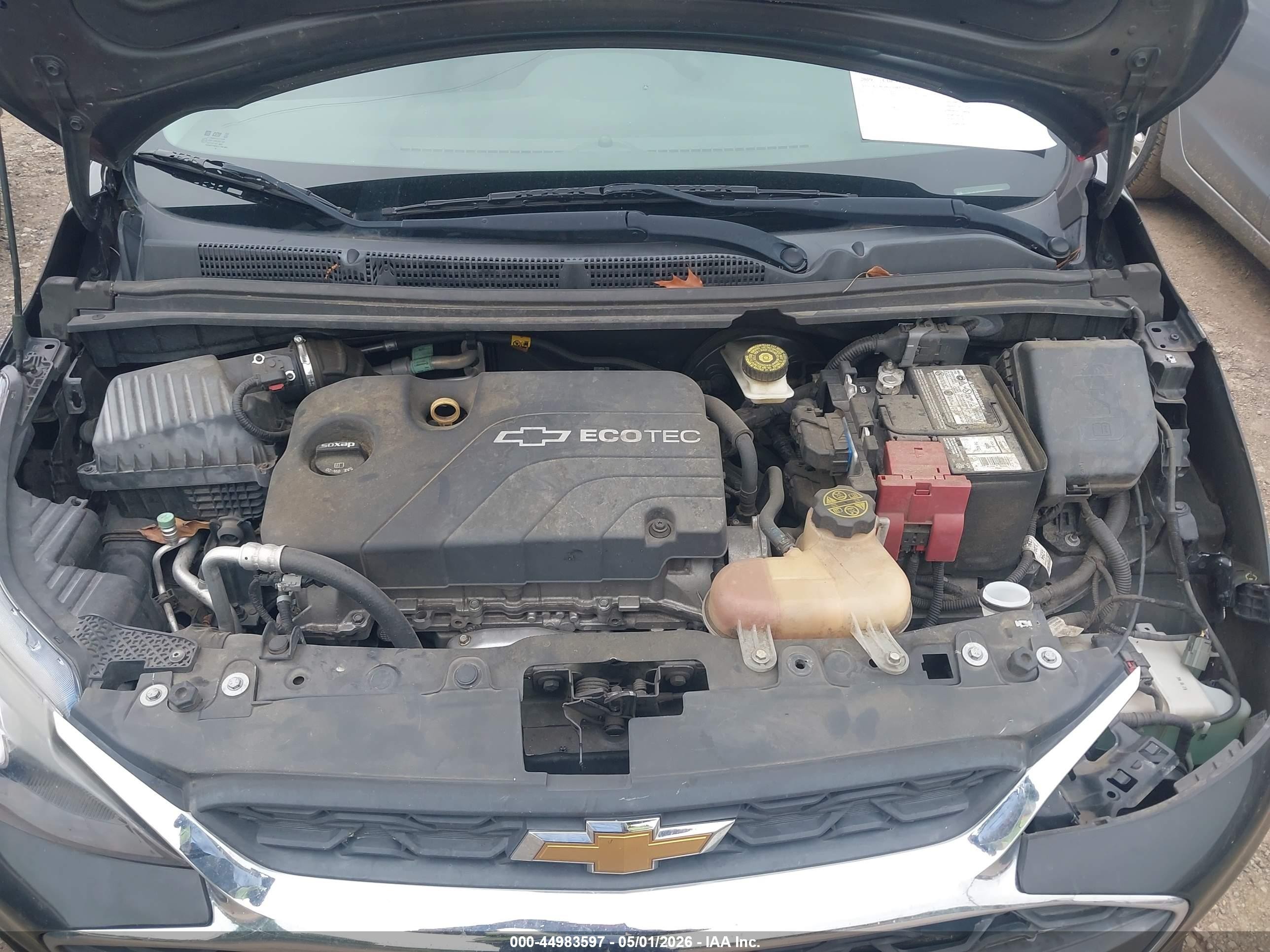 2019 Chevrolet Spark Ls Cvt Black vin: KL8CB6SA9KC702652