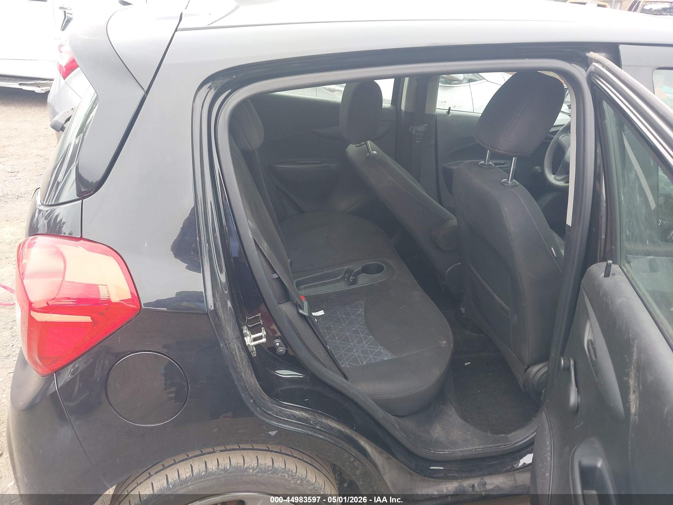 2019 Chevrolet Spark Ls Cvt Black vin: KL8CB6SA9KC702652