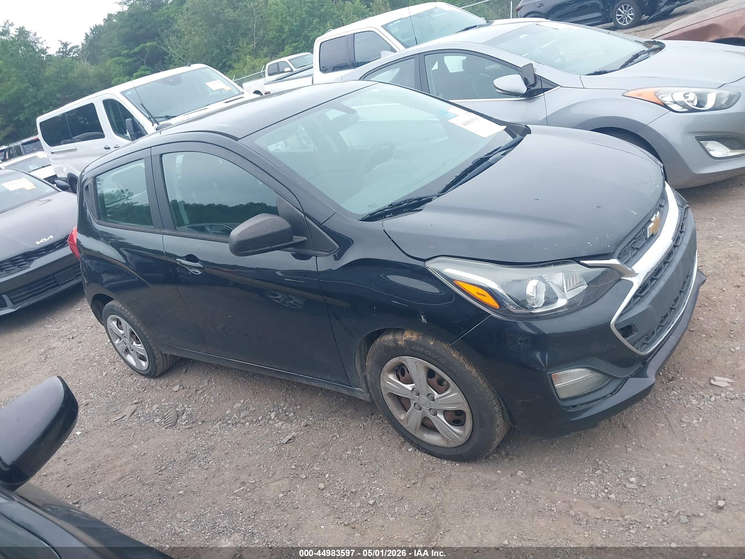 2019 Chevrolet Spark Ls Cvt Black vin: KL8CB6SA9KC702652