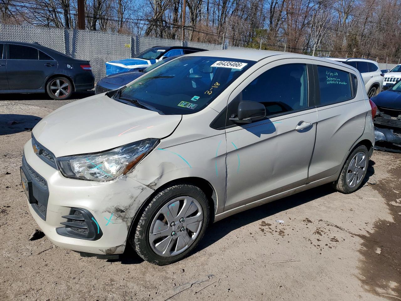2017 Chevrolet Spark Ls Beige vin: KL8CB6SAXHC826843