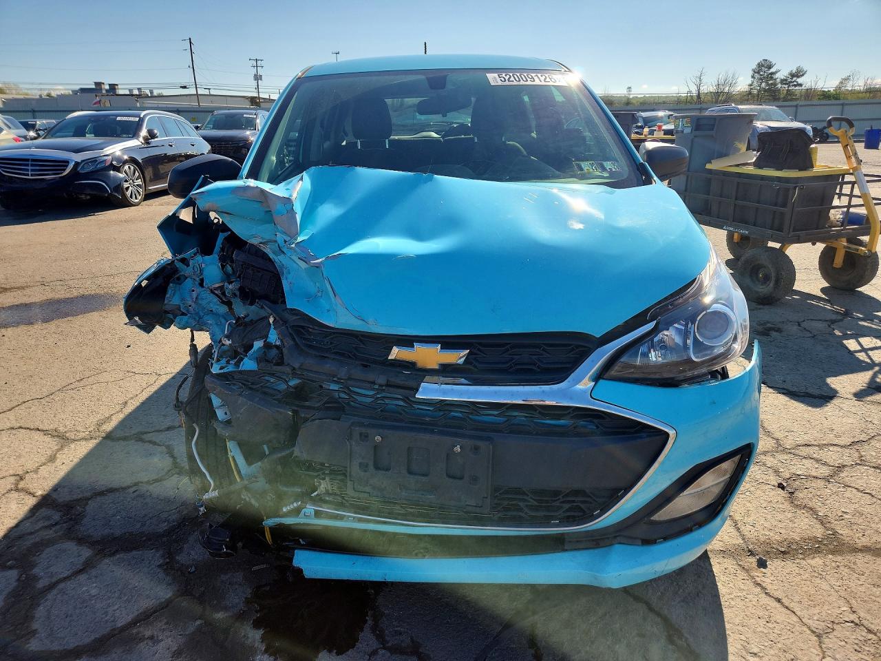 2021 Chevrolet Spark Ls Blue vin: KL8CB6SAXMC724324