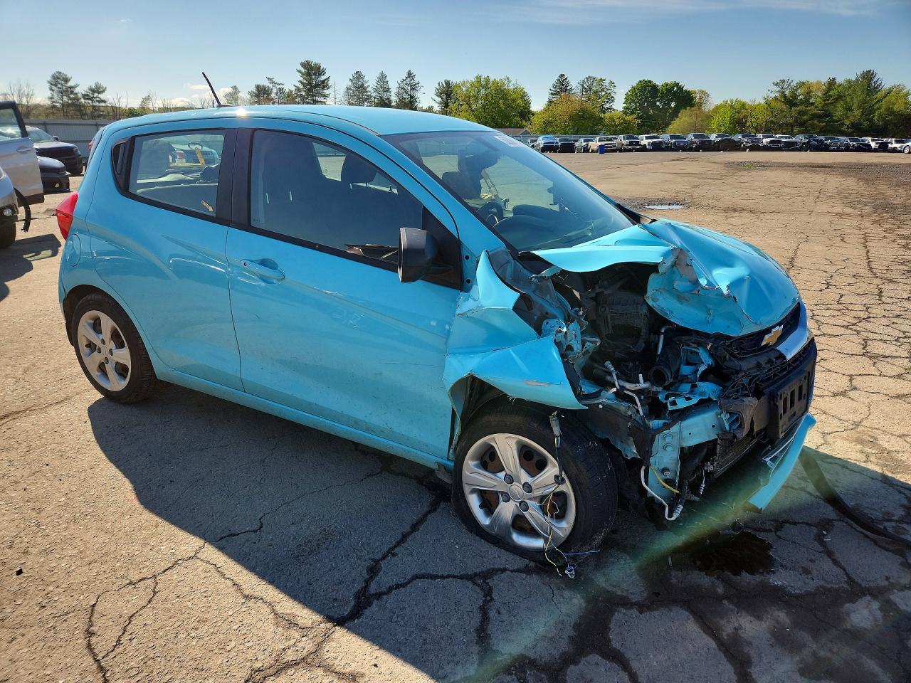 2021 Chevrolet Spark Ls Blue vin: KL8CB6SAXMC724324
