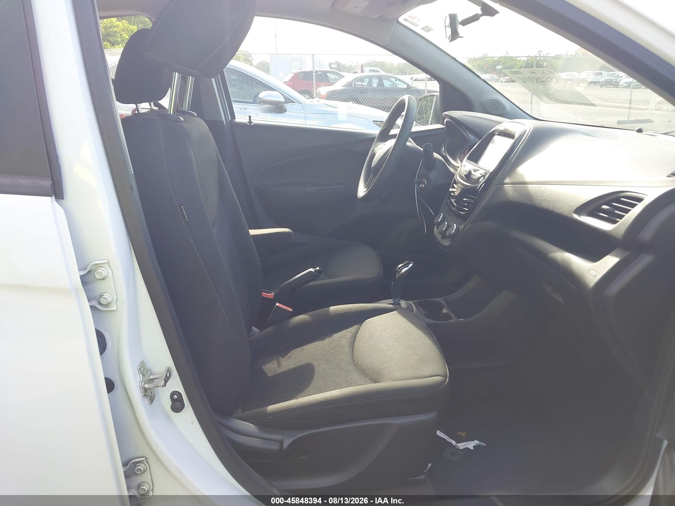 2021 Chevrolet Spark Fwd Ls Automatic White vin: KL8CB6SAXMC731256