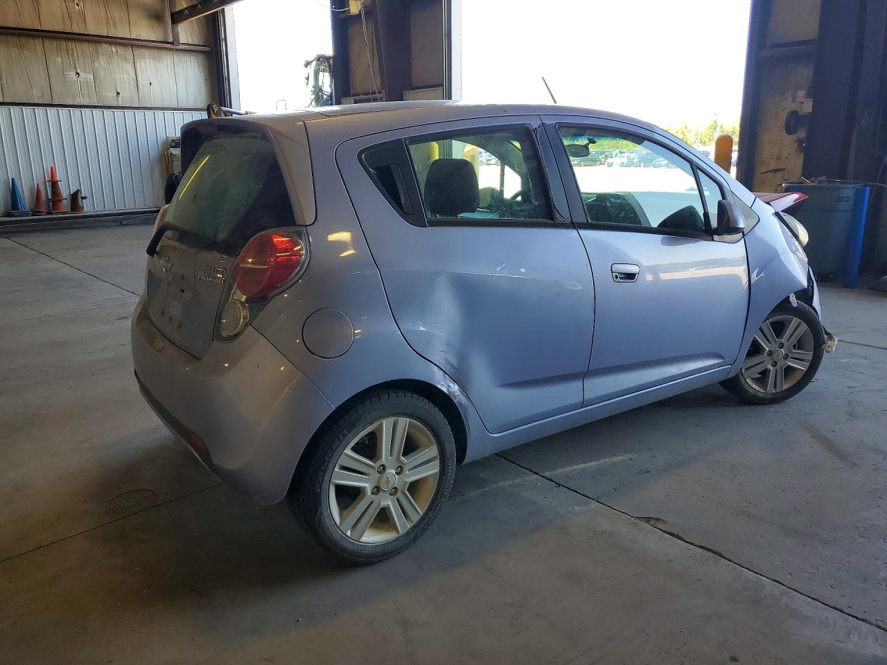 2014 Chevrolet Spark 1lt Blue vin: KL8CC6S92EC457667