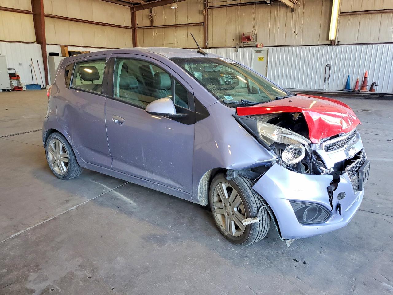 2014 Chevrolet Spark 1lt Blue vin: KL8CC6S92EC457667