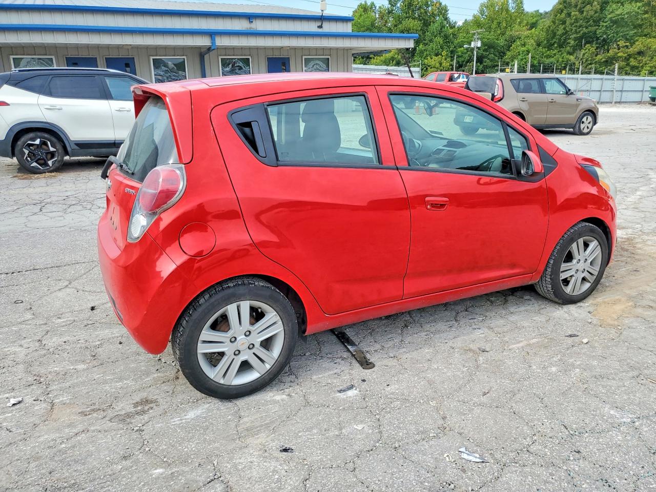 2014 Chevrolet Spark 1lt Red vin: KL8CC6S92EC489096