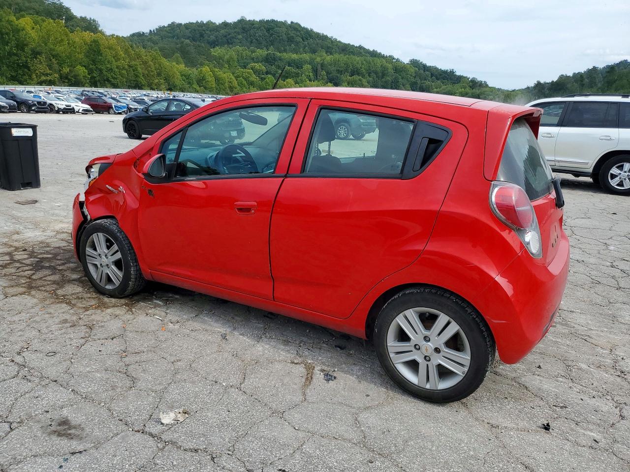 2014 Chevrolet Spark 1lt Red vin: KL8CC6S92EC489096