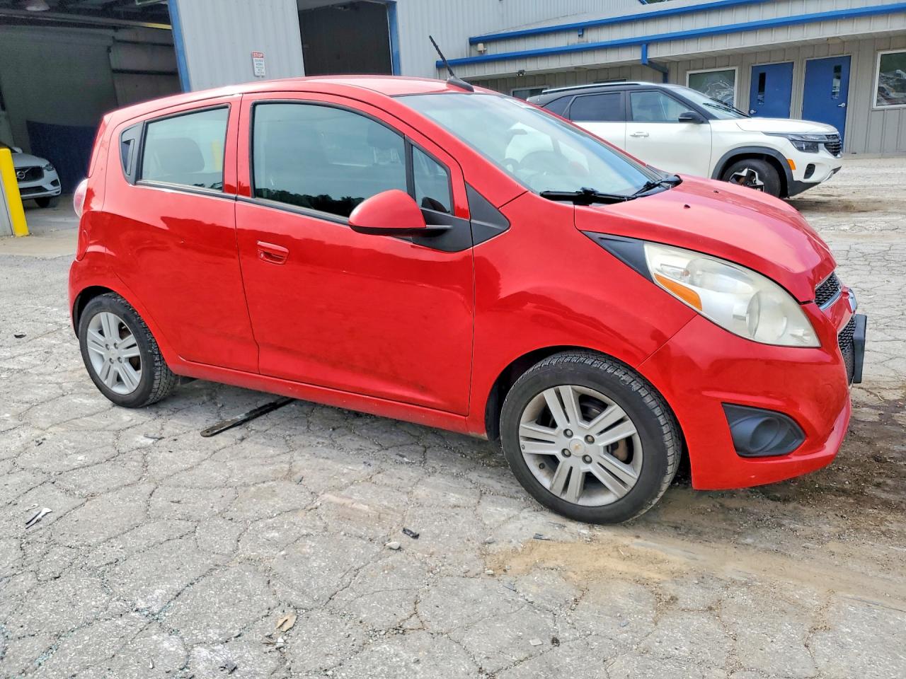 2014 Chevrolet Spark 1lt Red vin: KL8CC6S92EC489096