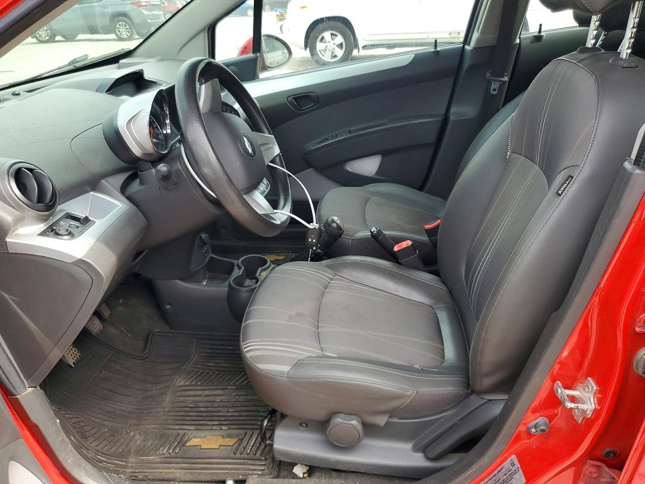 2014 Chevrolet Spark 1lt Red vin: KL8CC6S92EC489096