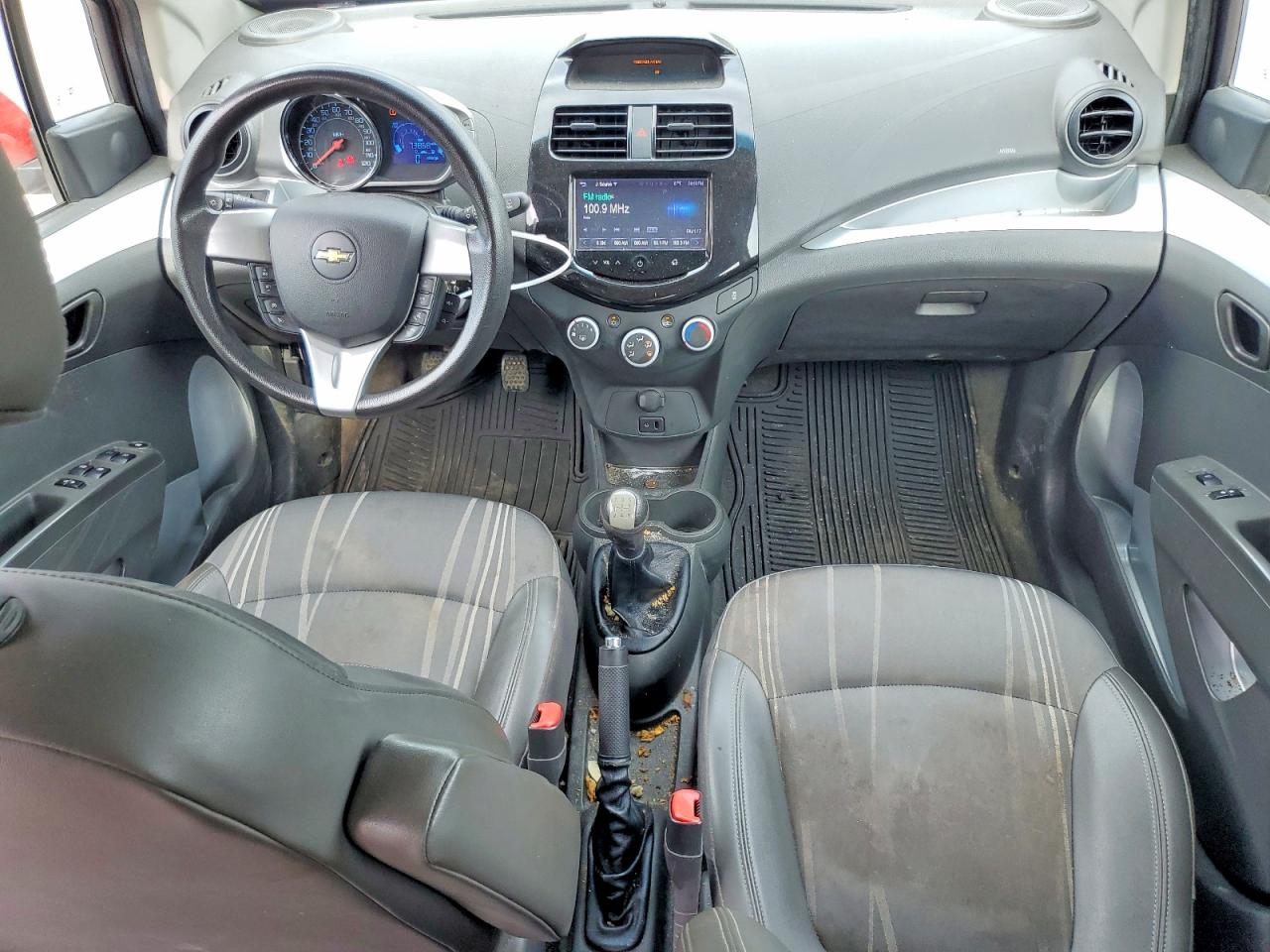 2014 Chevrolet Spark 1lt Red vin: KL8CC6S92EC489096