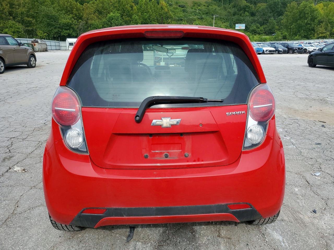 2014 Chevrolet Spark 1lt Red vin: KL8CC6S92EC489096