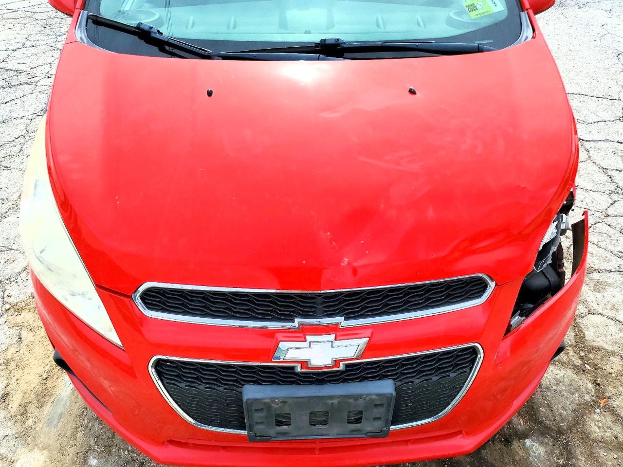 2014 Chevrolet Spark 1lt Red vin: KL8CC6S92EC489096