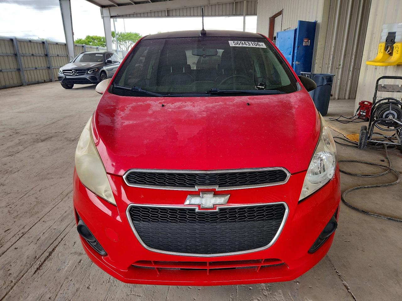 2013 Chevrolet Spark 1lt Red vin: KL8CC6S94DC504650