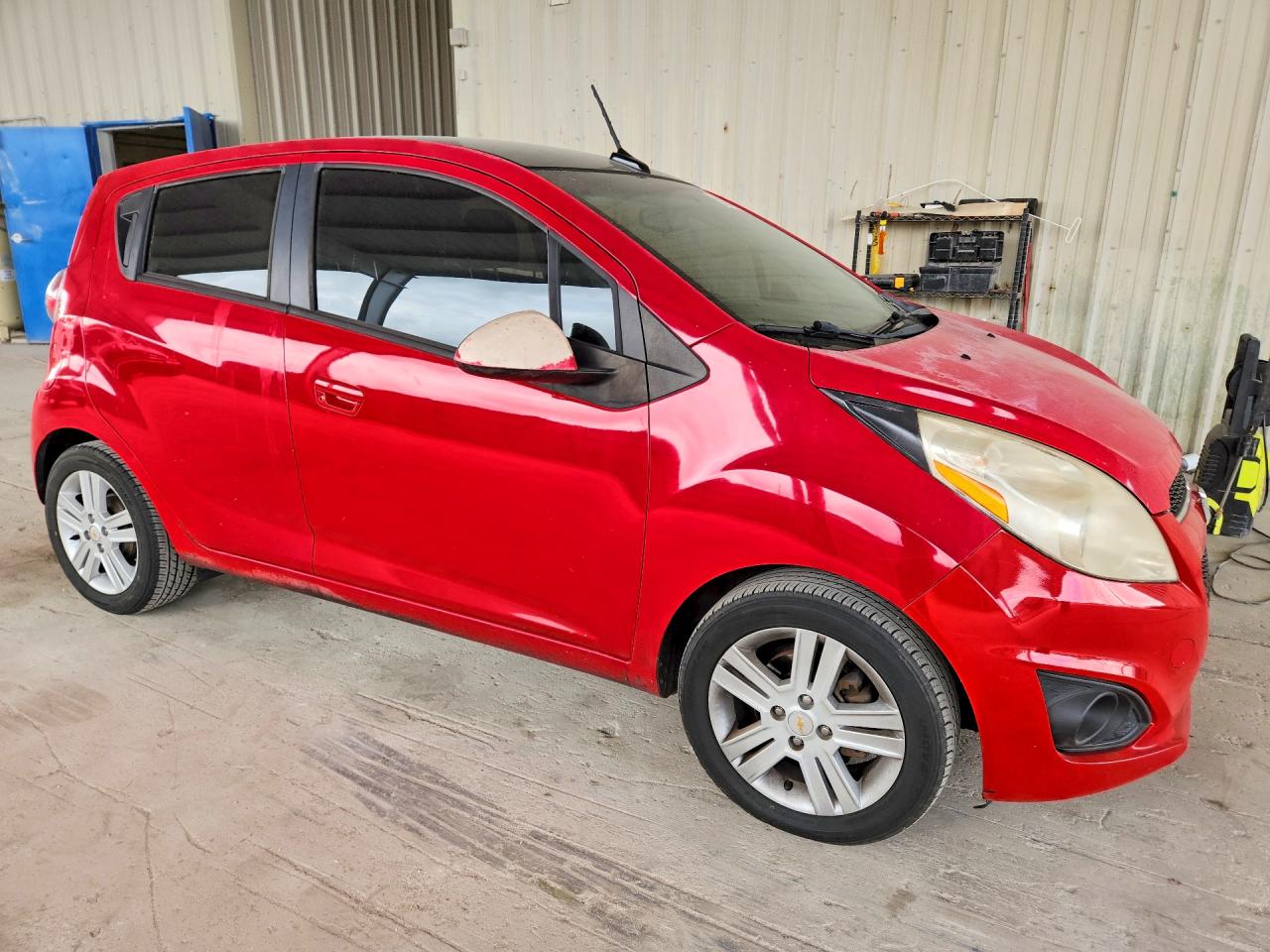 2013 Chevrolet Spark 1lt Red vin: KL8CC6S94DC504650