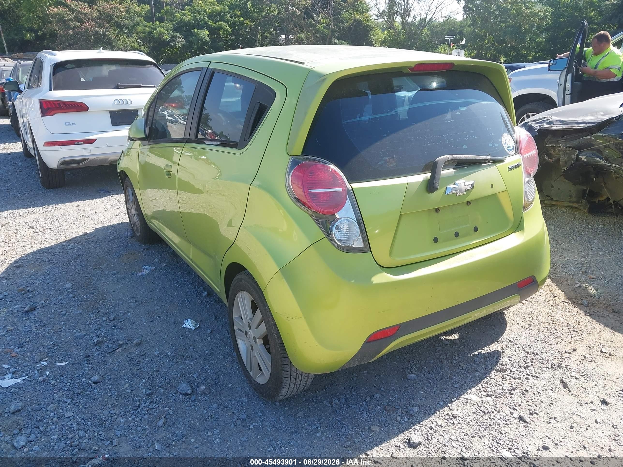 2013 Chevrolet Spark 1lt Auto Зеленый vin: KL8CD6S90DC501077