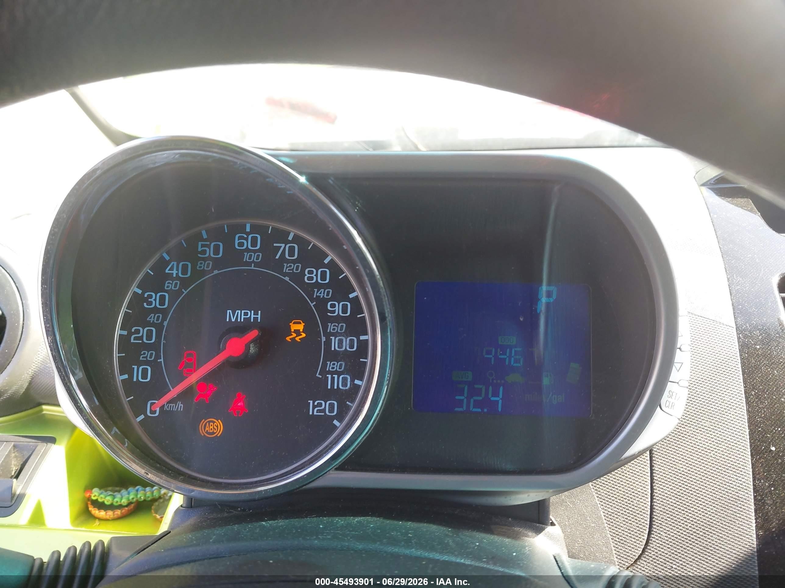 2013 Chevrolet Spark 1lt Auto Зеленый vin: KL8CD6S90DC501077