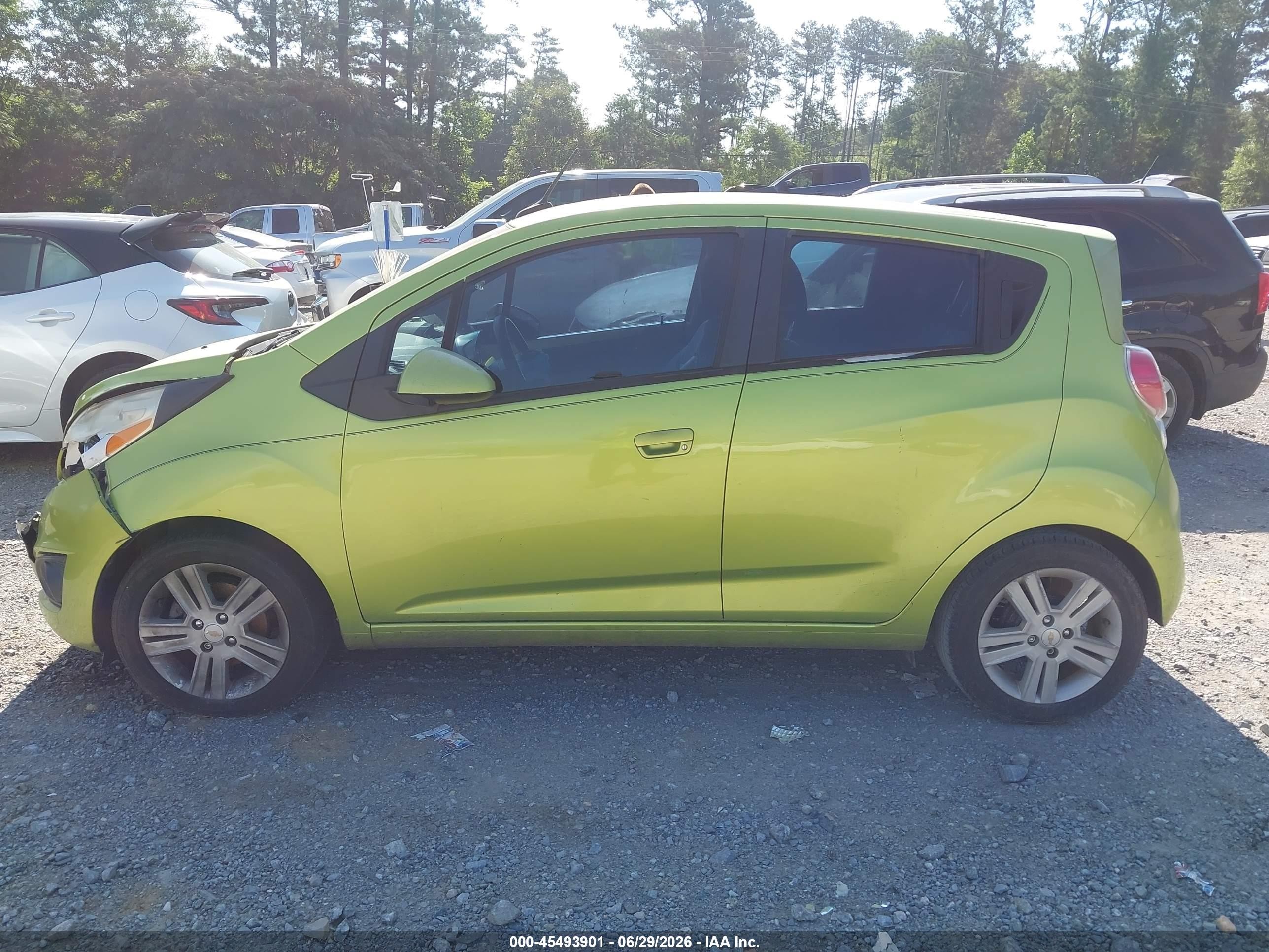 2013 Chevrolet Spark 1lt Auto Зеленый vin: KL8CD6S90DC501077