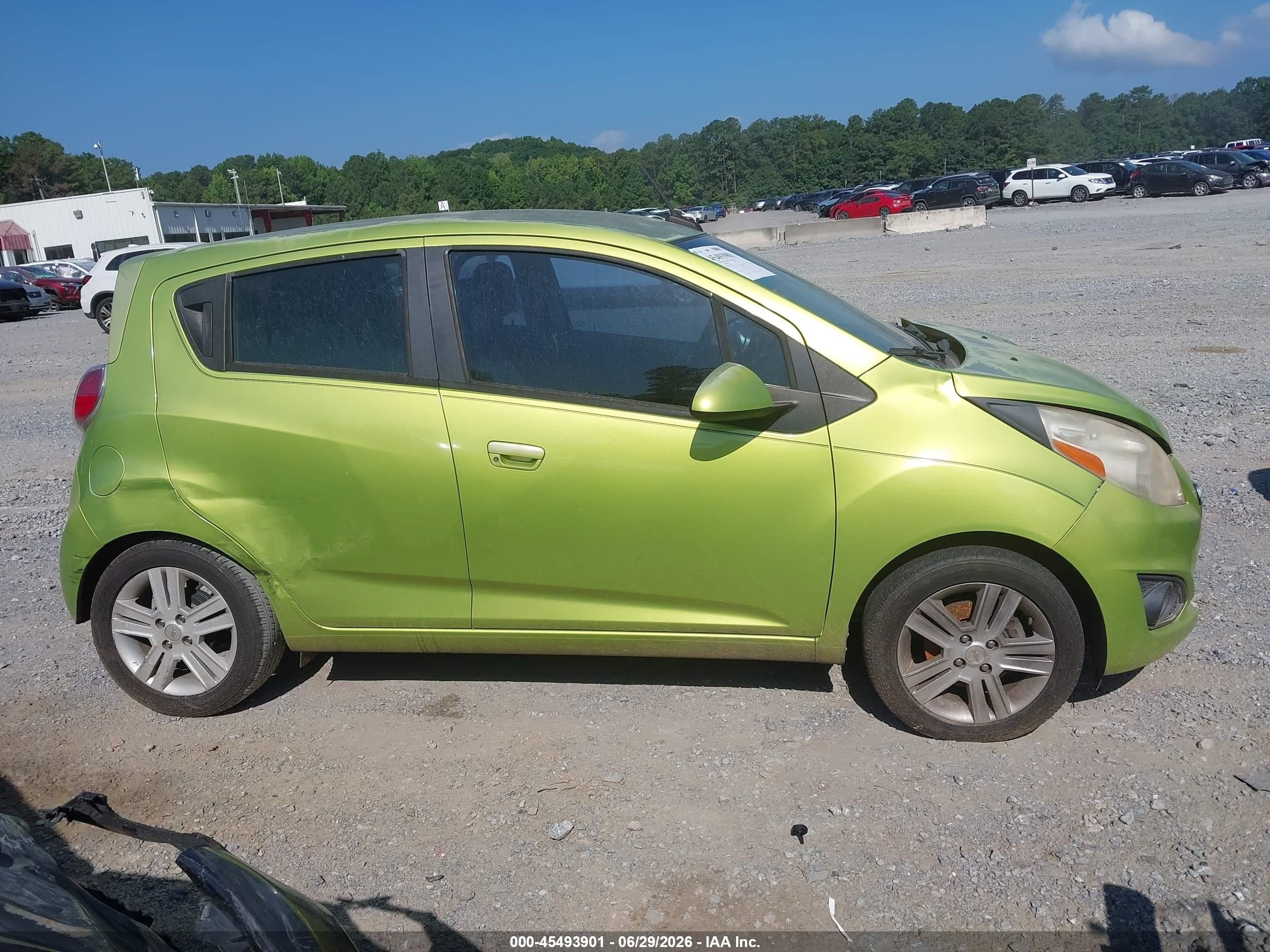 2013 Chevrolet Spark 1lt Auto Зеленый vin: KL8CD6S90DC501077