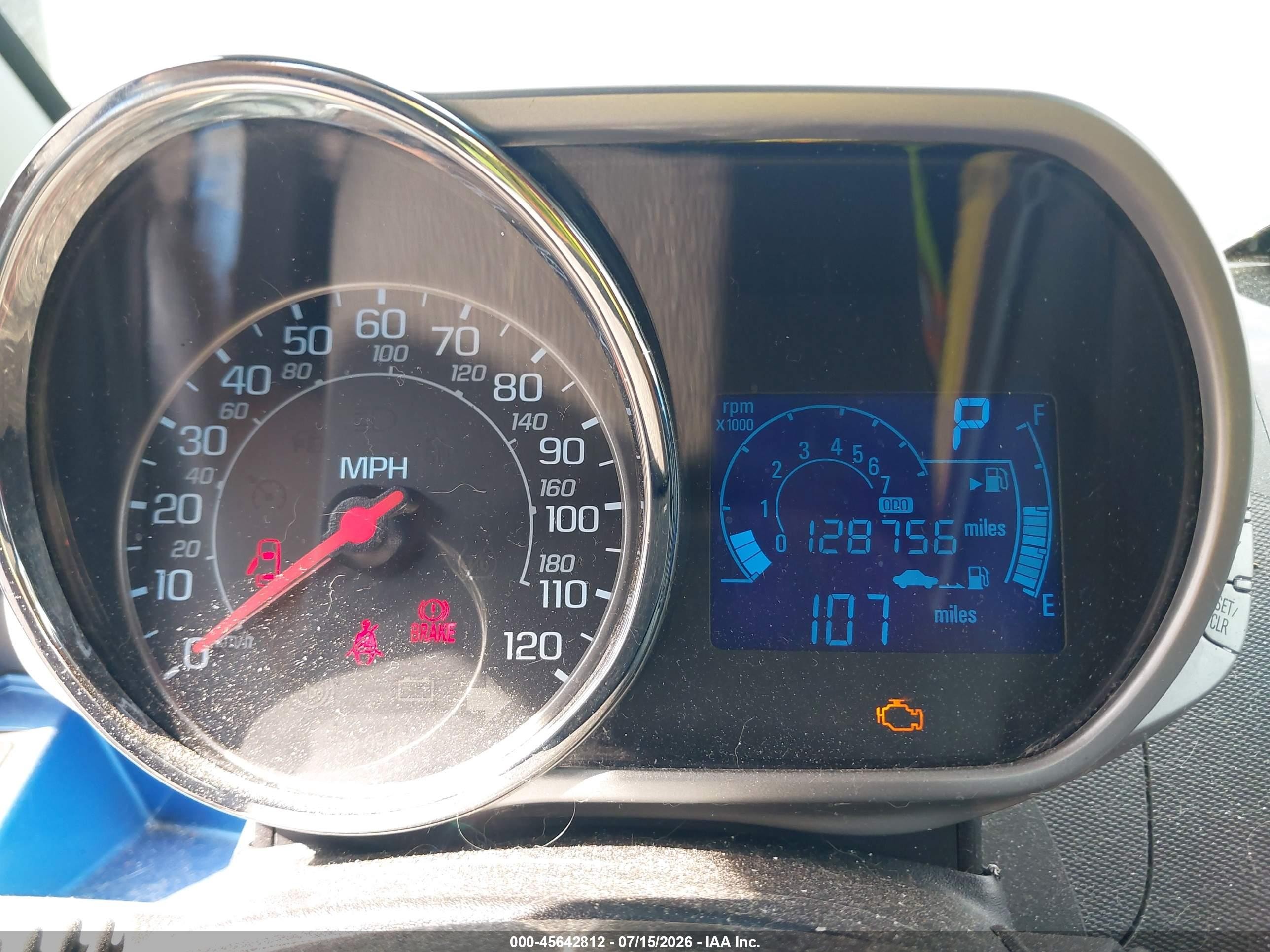 2013 Chevrolet Spark 1lt Auto Light Blue vin: KL8CD6S90DC565300