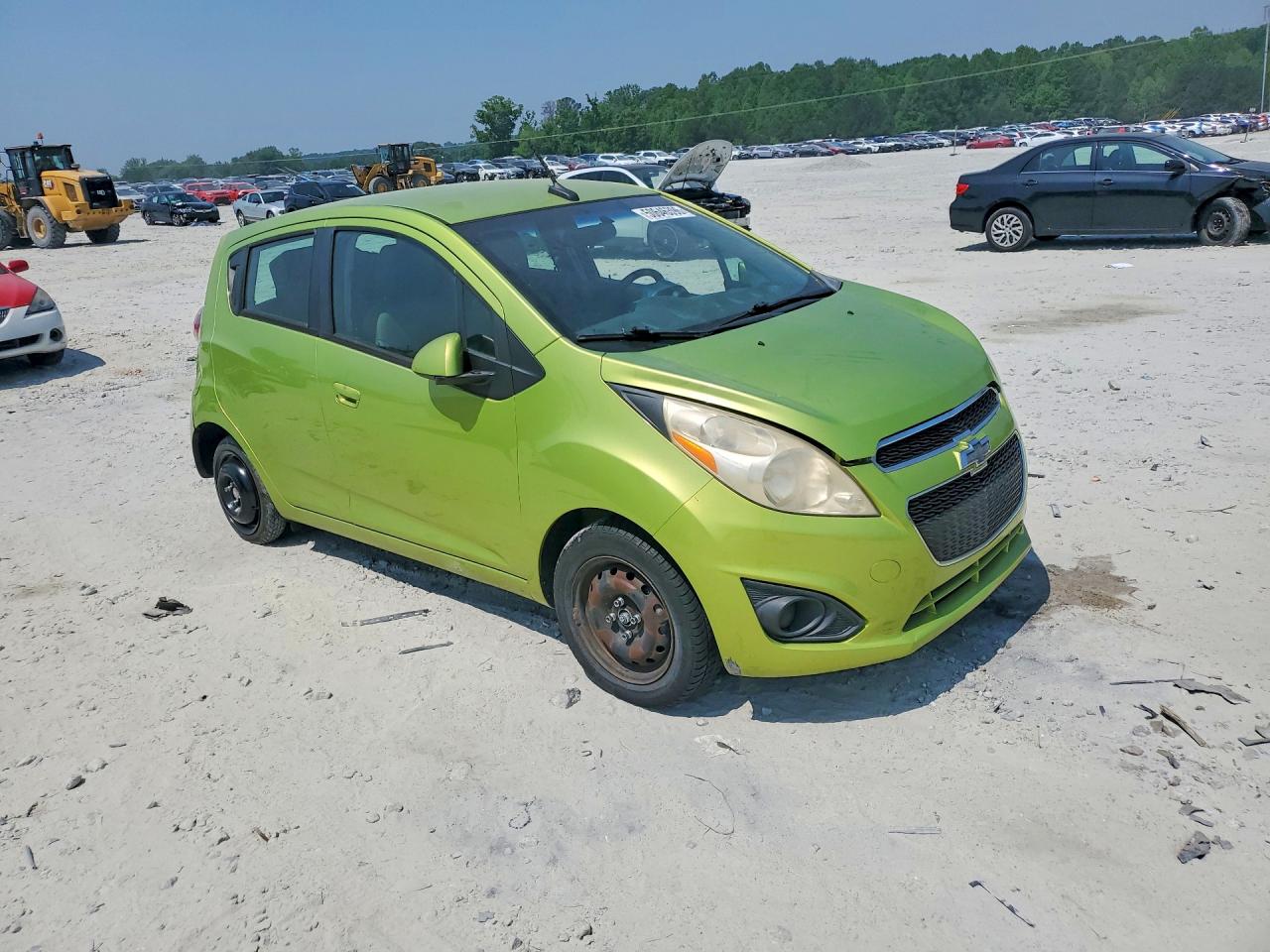 2013 Chevrolet Spark 1lt Green vin: KL8CD6S90DC566723