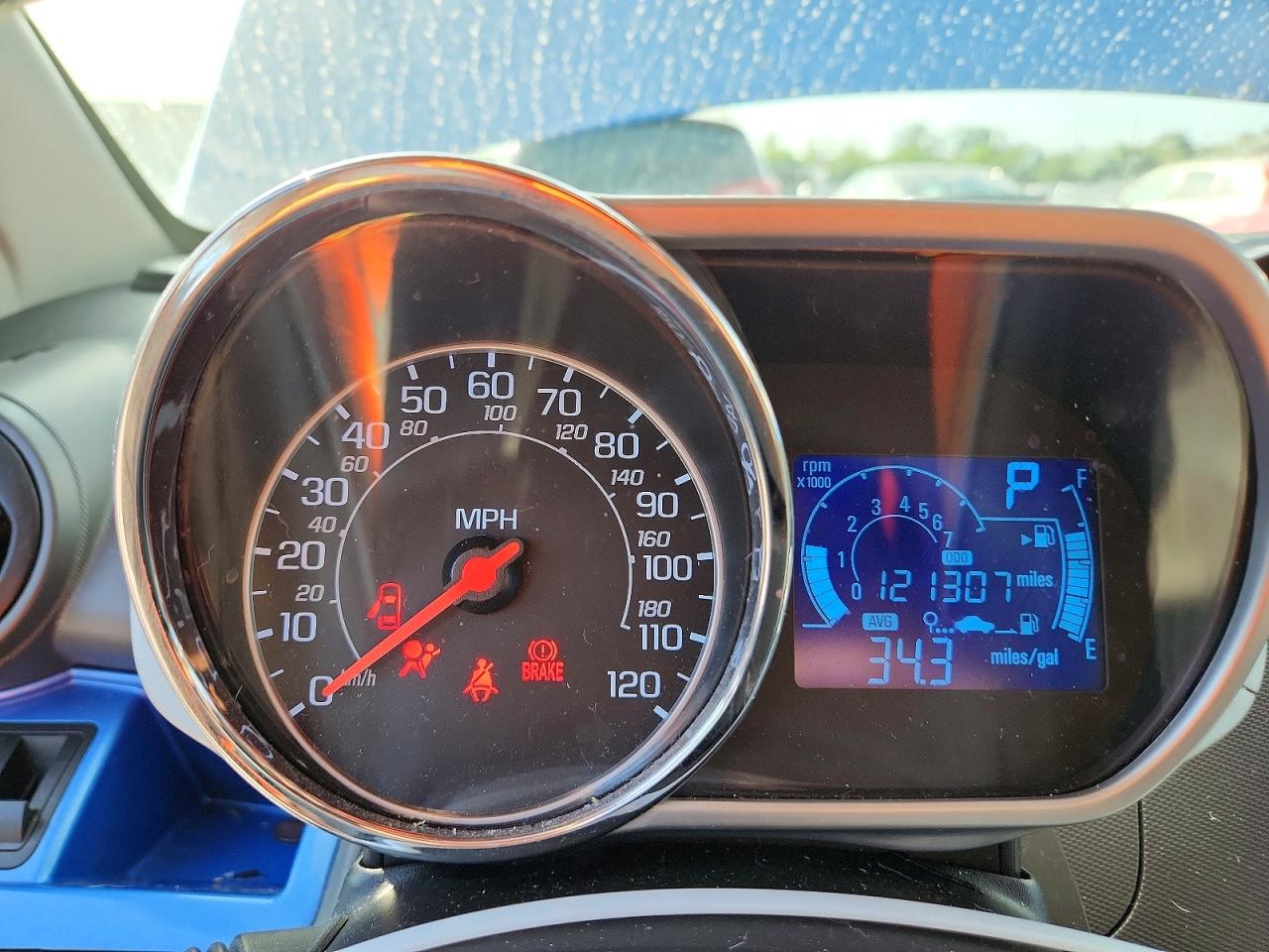 2013 Chevrolet Spark 1lt Blue vin: KL8CD6S90DC575048