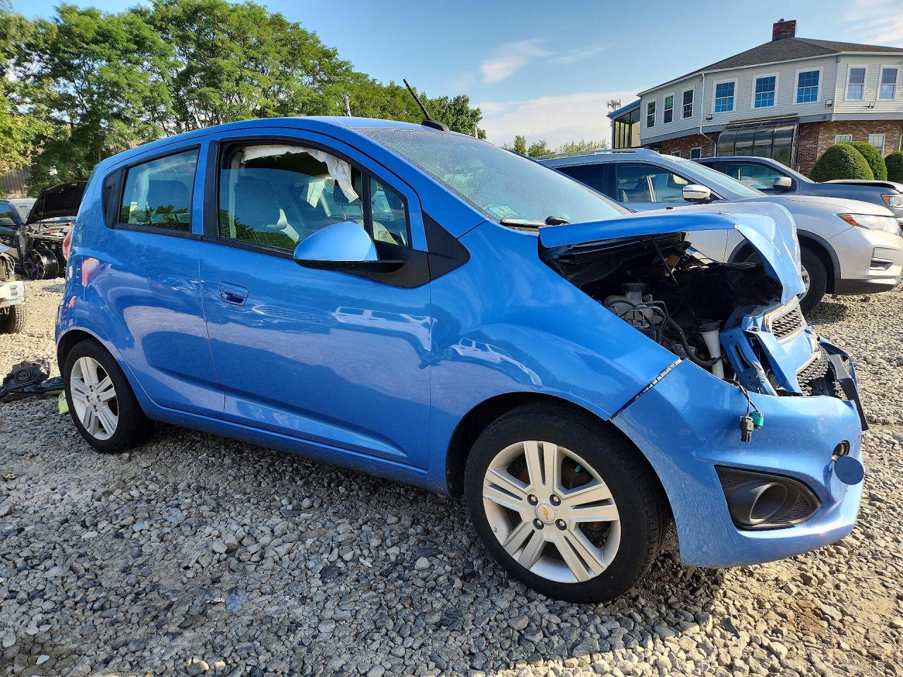 2013 Chevrolet Spark 1lt Blue vin: KL8CD6S90DC575048
