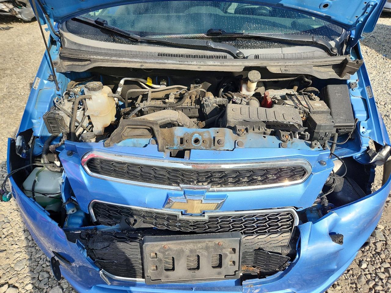 2013 Chevrolet Spark 1lt Blue vin: KL8CD6S90DC575048