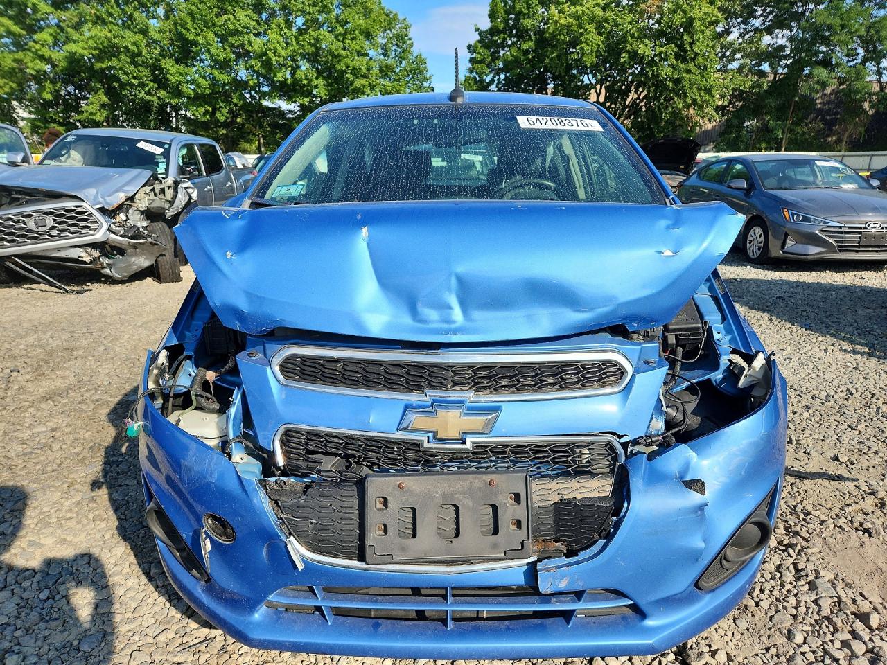 2013 Chevrolet Spark 1lt Blue vin: KL8CD6S90DC575048