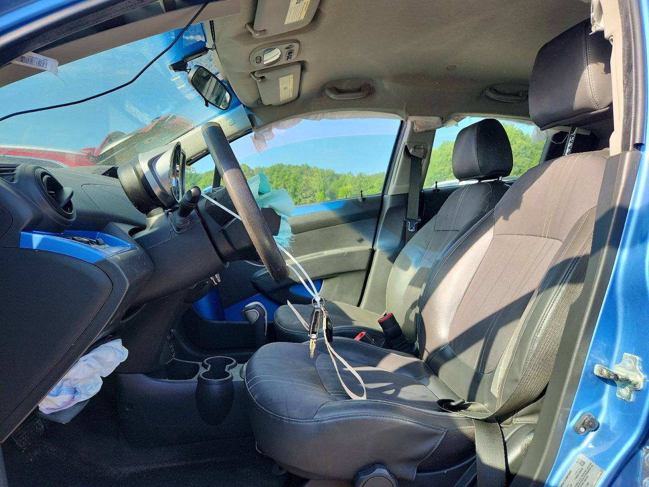 2013 Chevrolet Spark 1lt Blue vin: KL8CD6S90DC575048